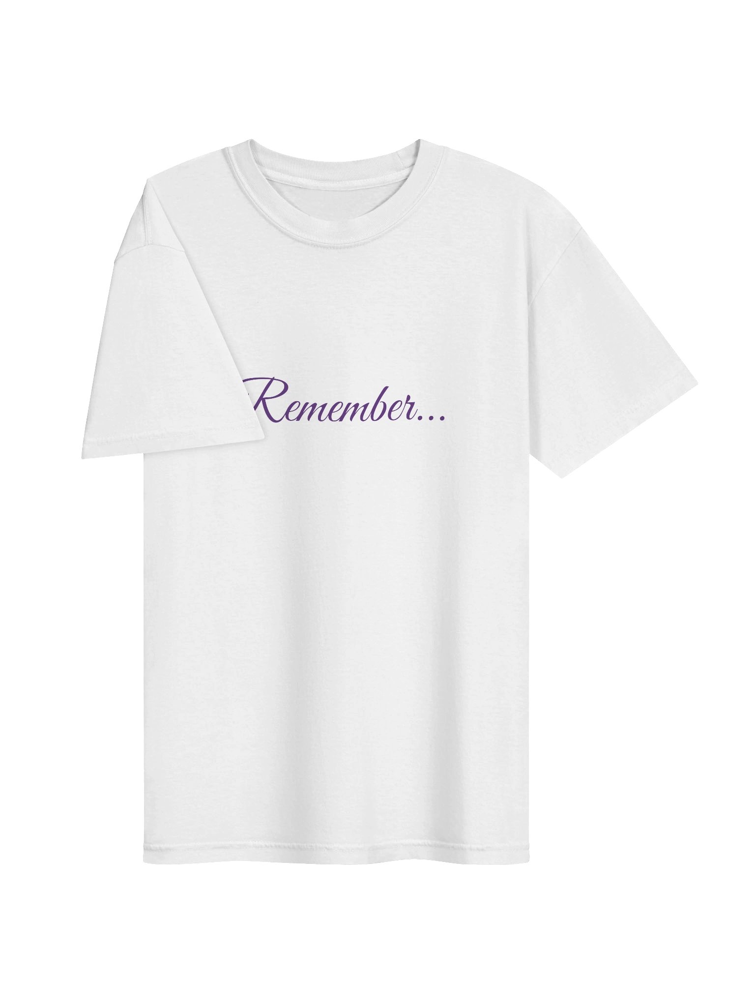 MyMe Supporter Tee - Remember (White) product image (3)