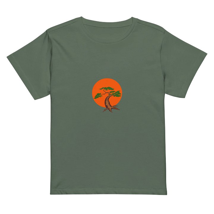 Nature's Sunset Tree High-Waisted Tee product image (2)