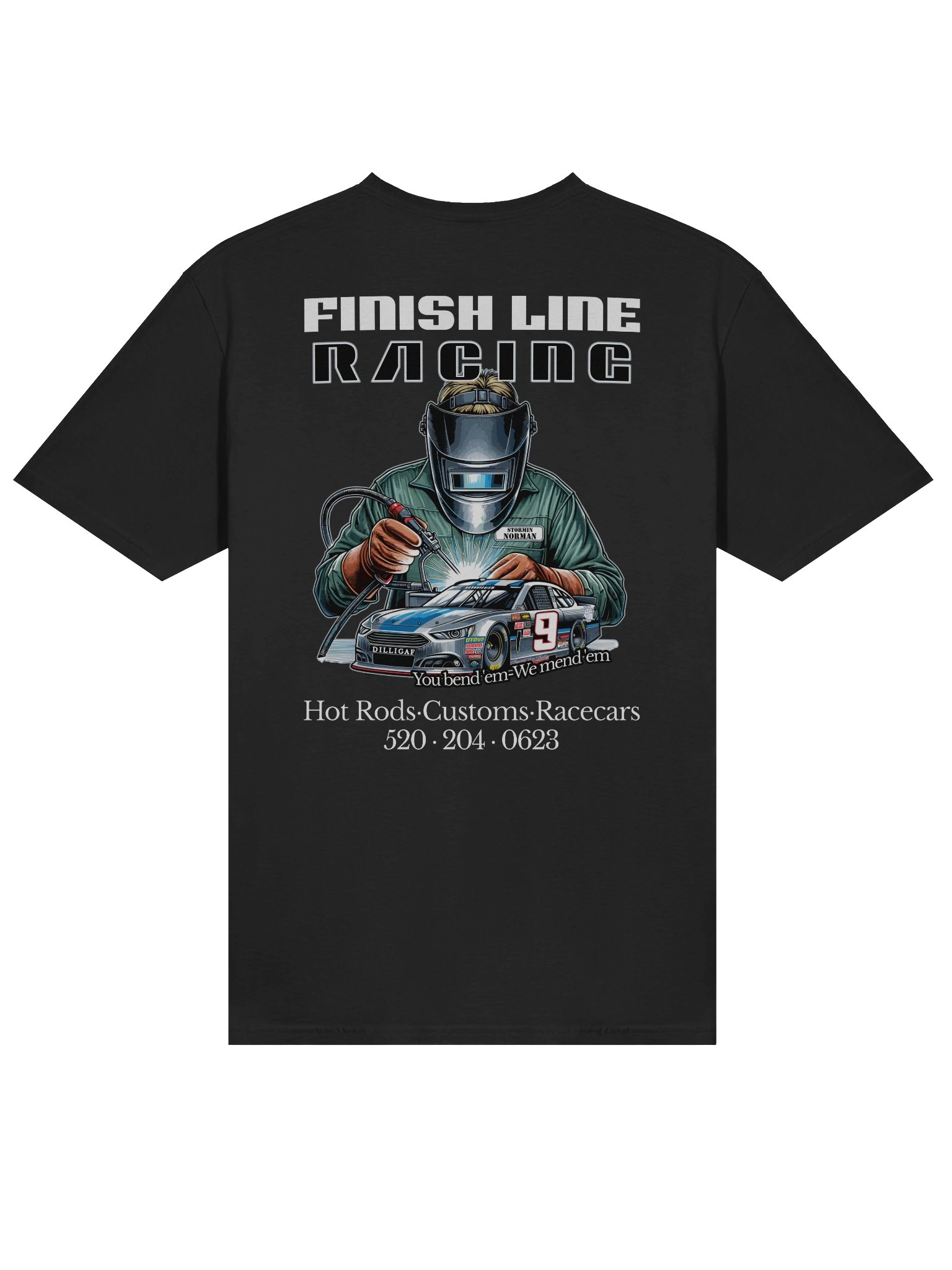 Ron Finish Line Racing front/back print product image (4)