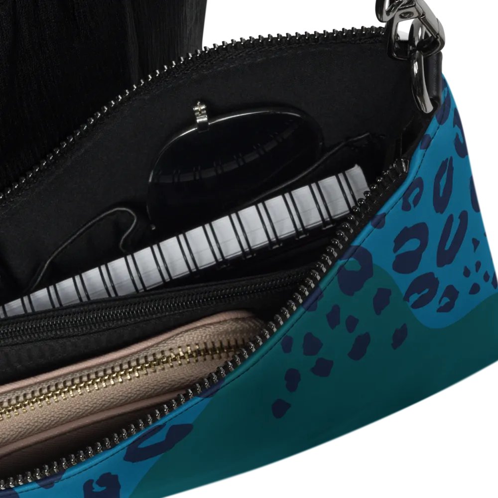 Teal Leopard Allure Crossbody Bag product image (8)