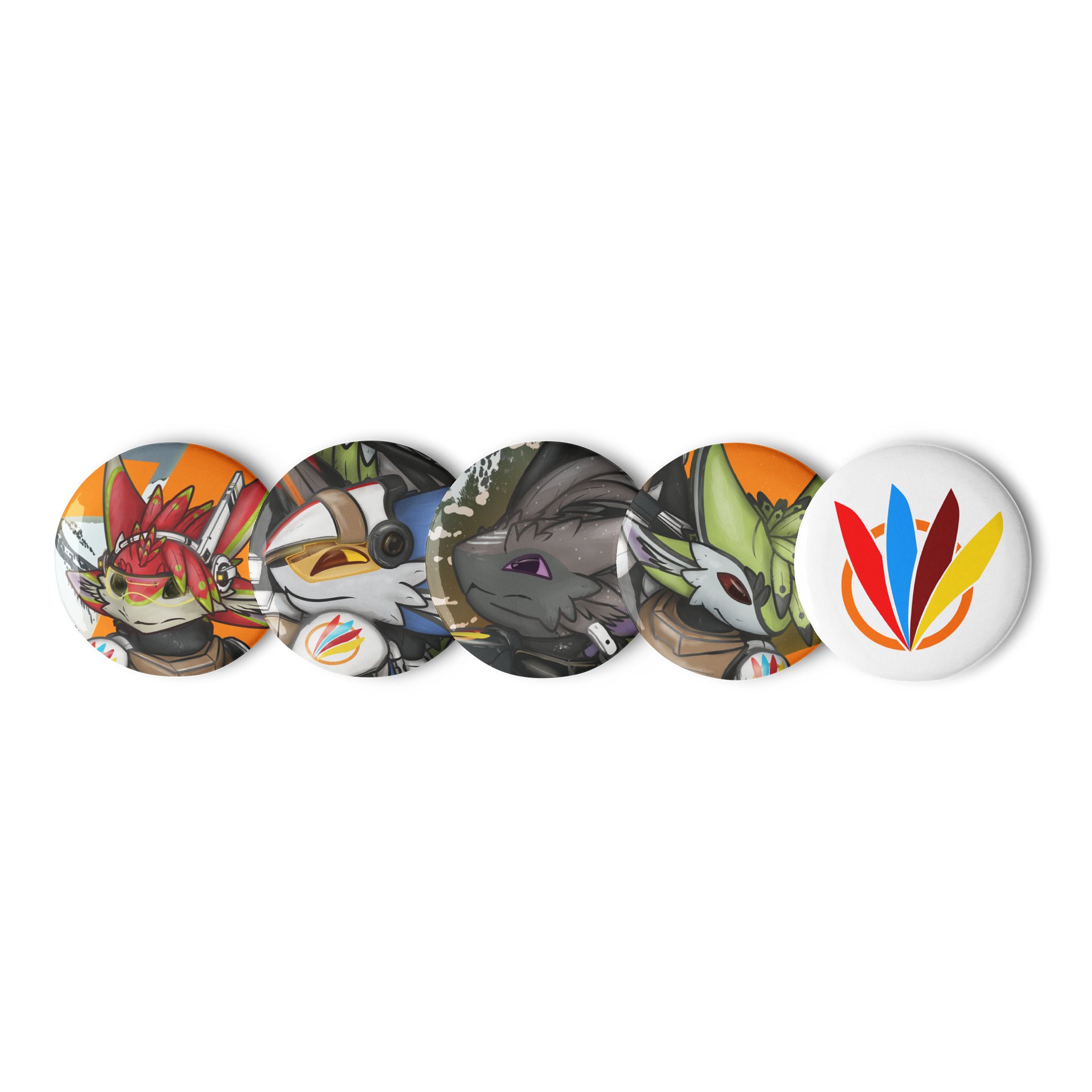 Rarefeather Pack Pins product image (1)