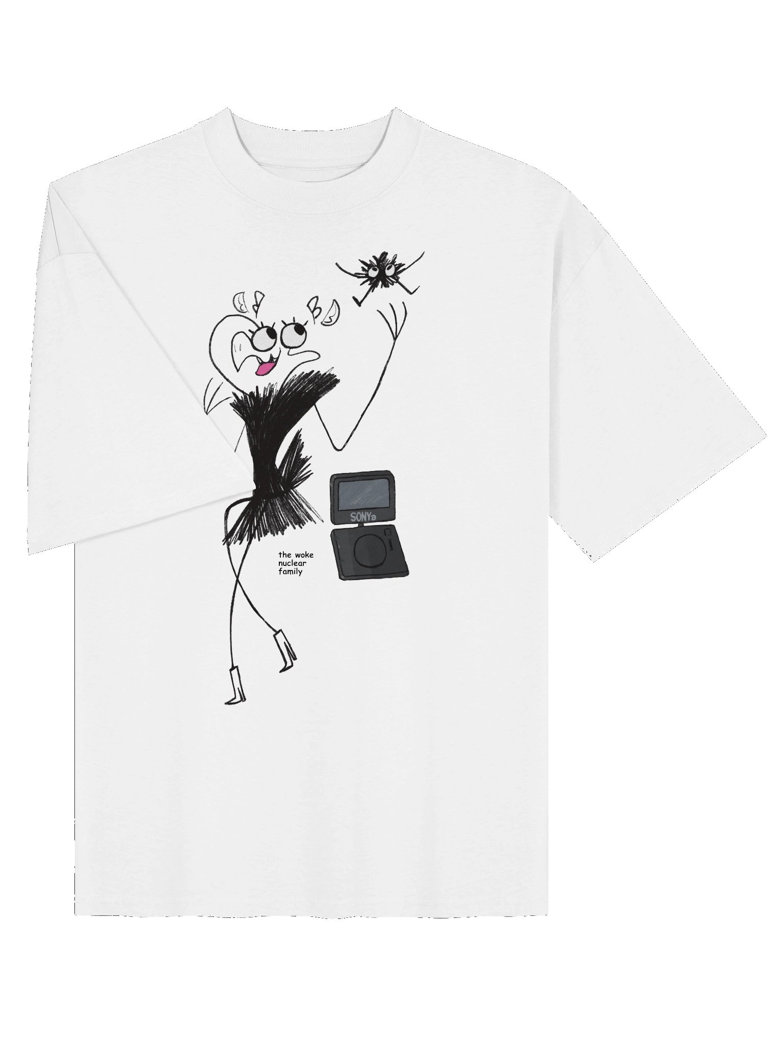 Woke Nuclear Family Oversized Shirt product image (8)