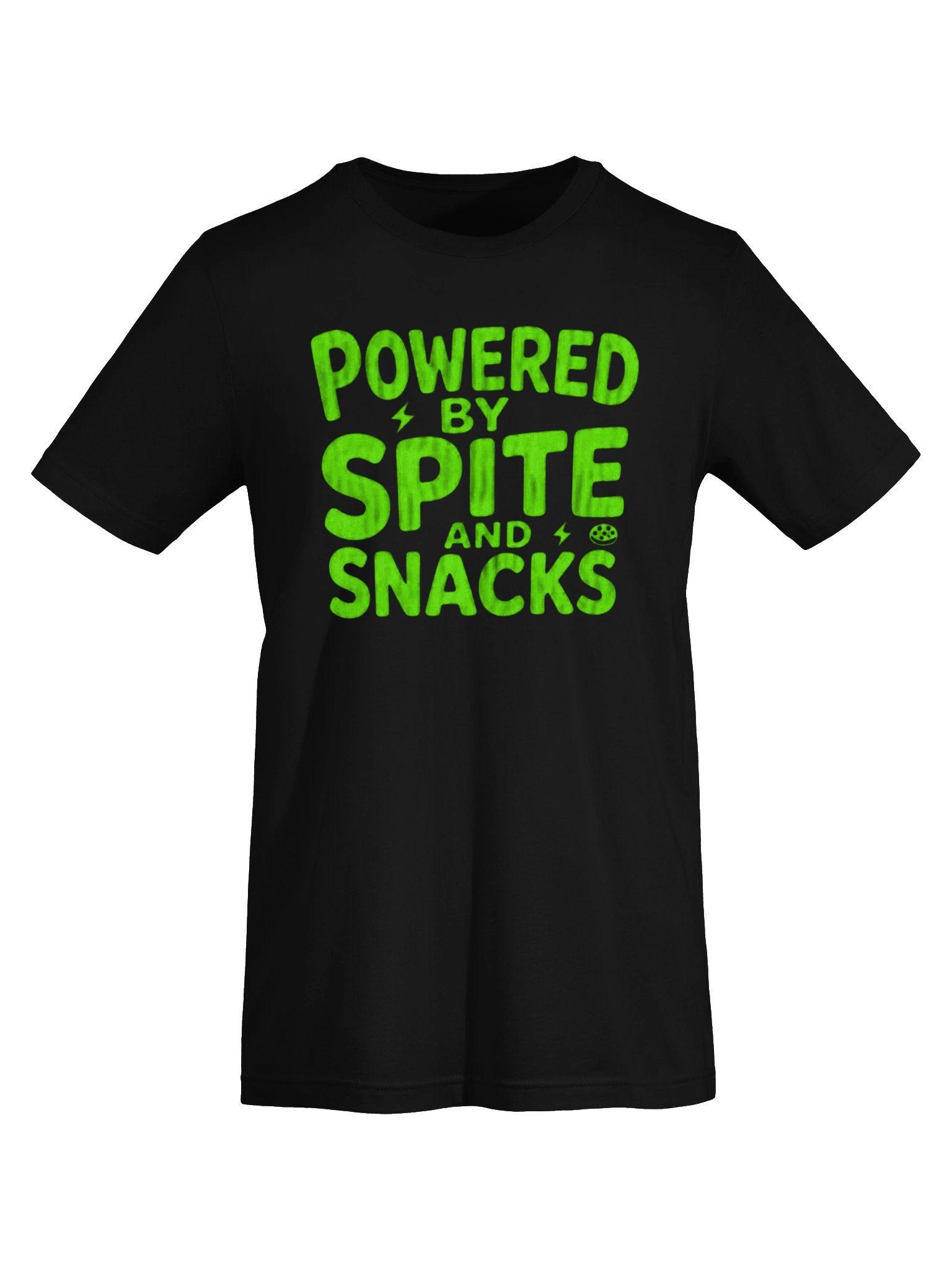 Powered By Spite And Snacks — Tee product image (5)
