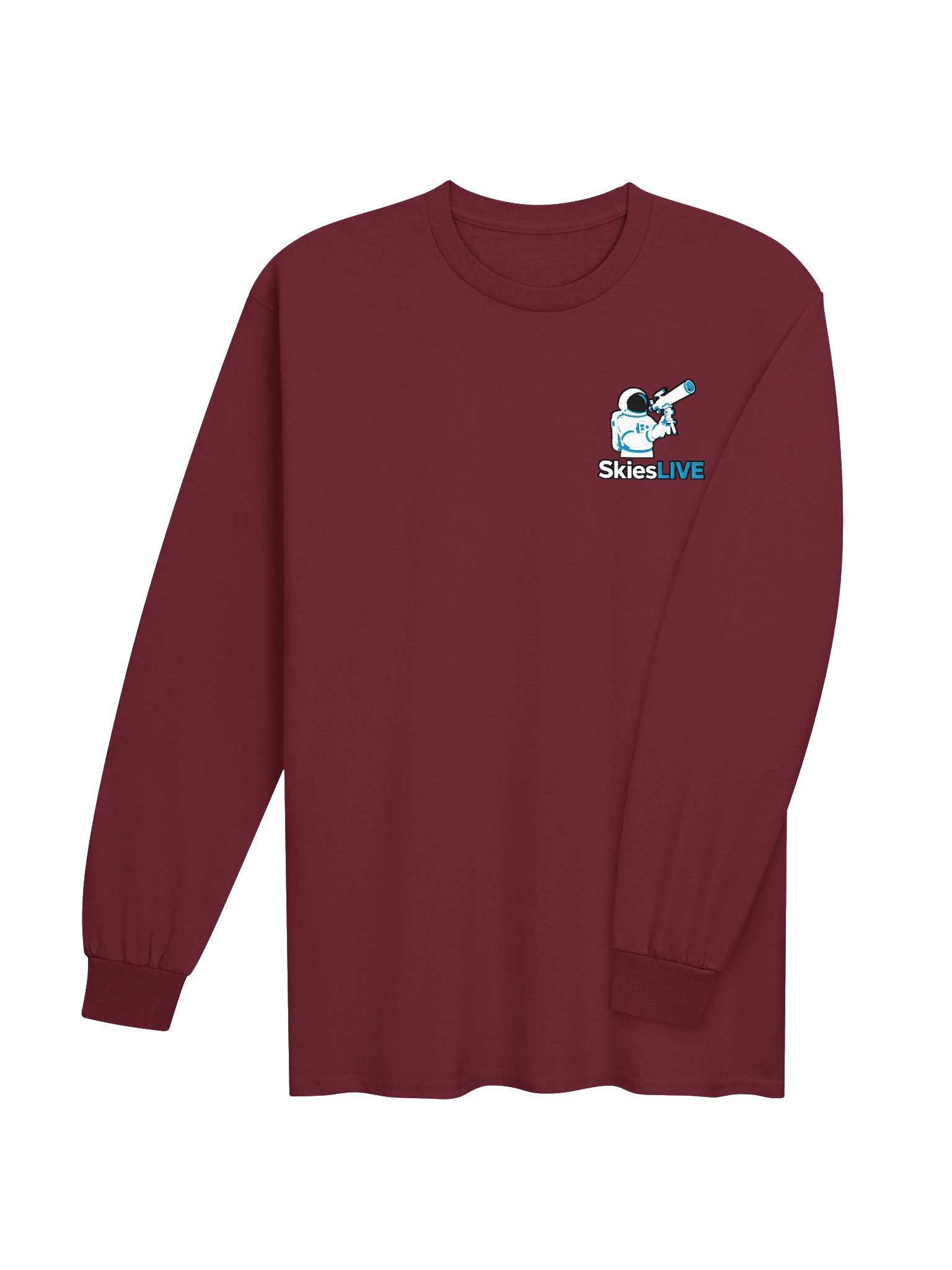 SkiesLIVE Astronaut Embroidered Long Sleeve Tee product image (27)