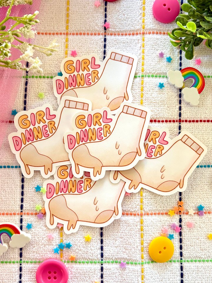 Girl Dinner Sticker product image (1)
