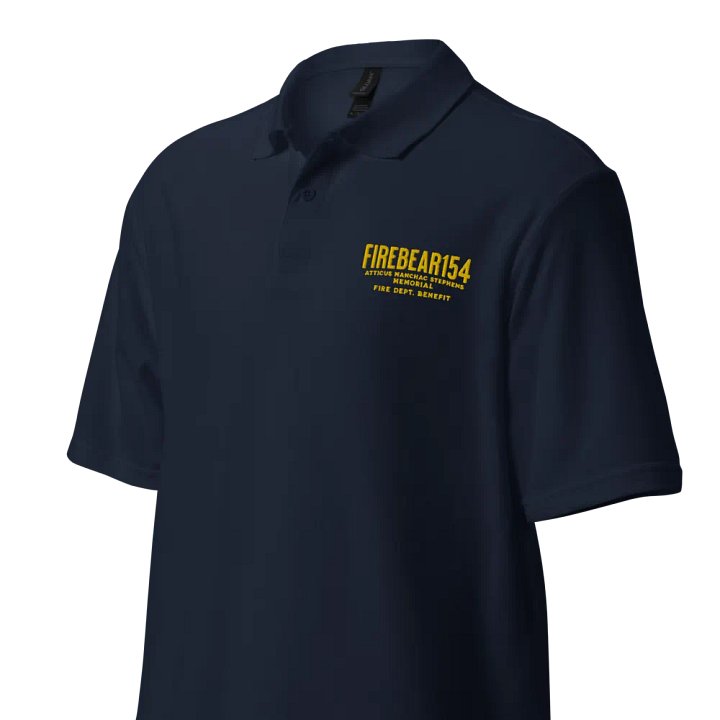 Fire Bear 154 Embroidered Polo Shirt product image (1)