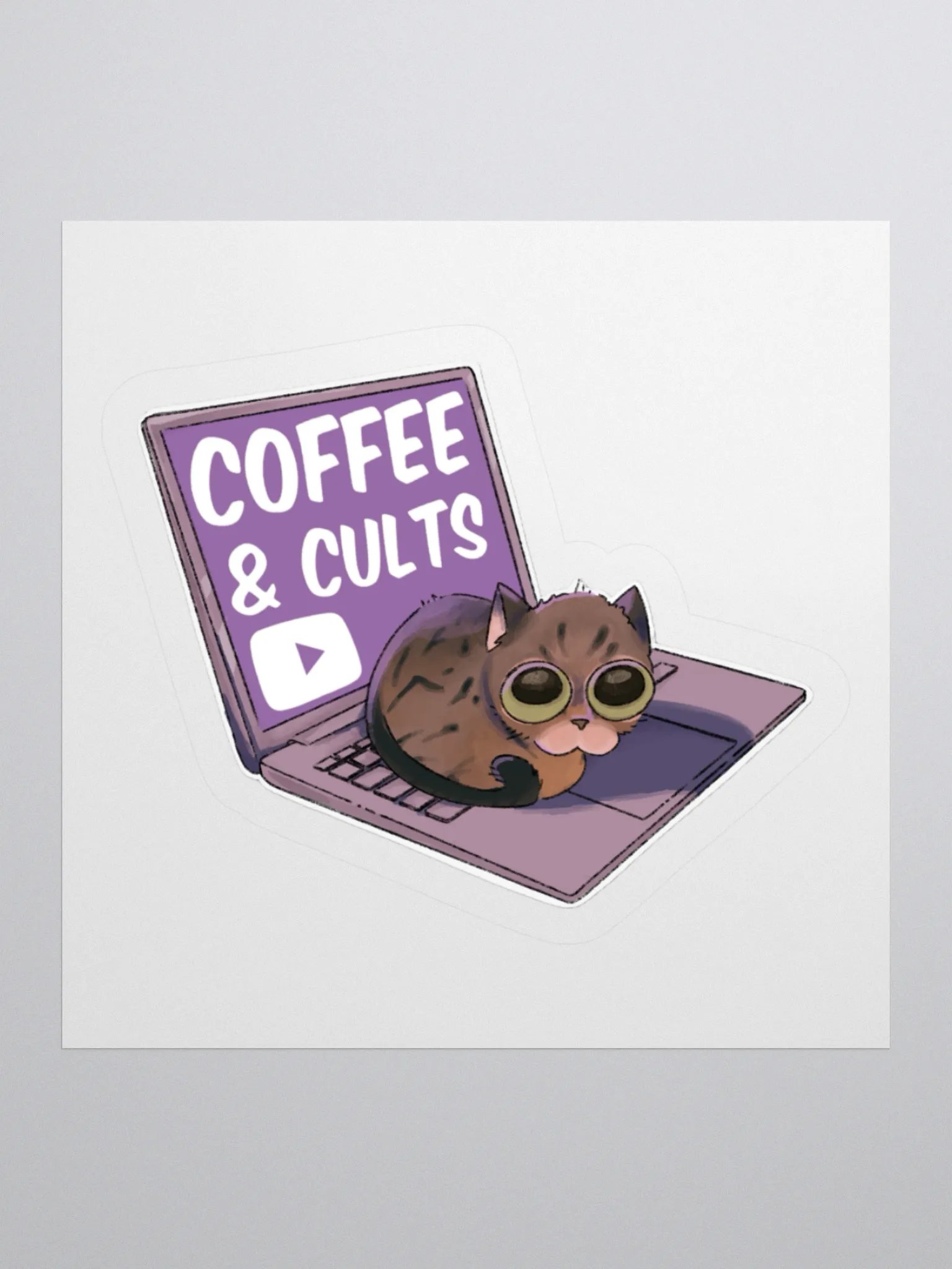 Ms. Gloria Laptop Sticker product image (1)