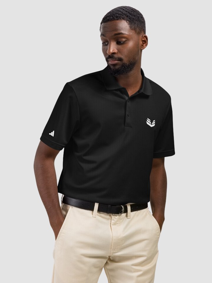 Valkence x adidas Sport Polo Shirt - Black product image (1)