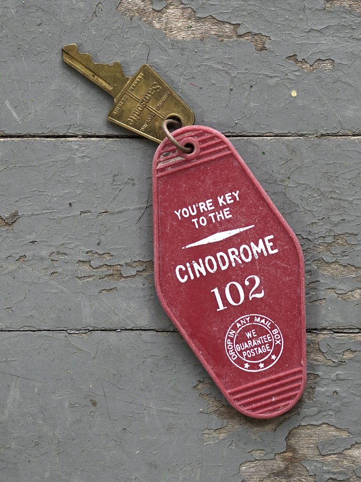 KEY TO THE CINODROME (and a few stickers) product image (2)