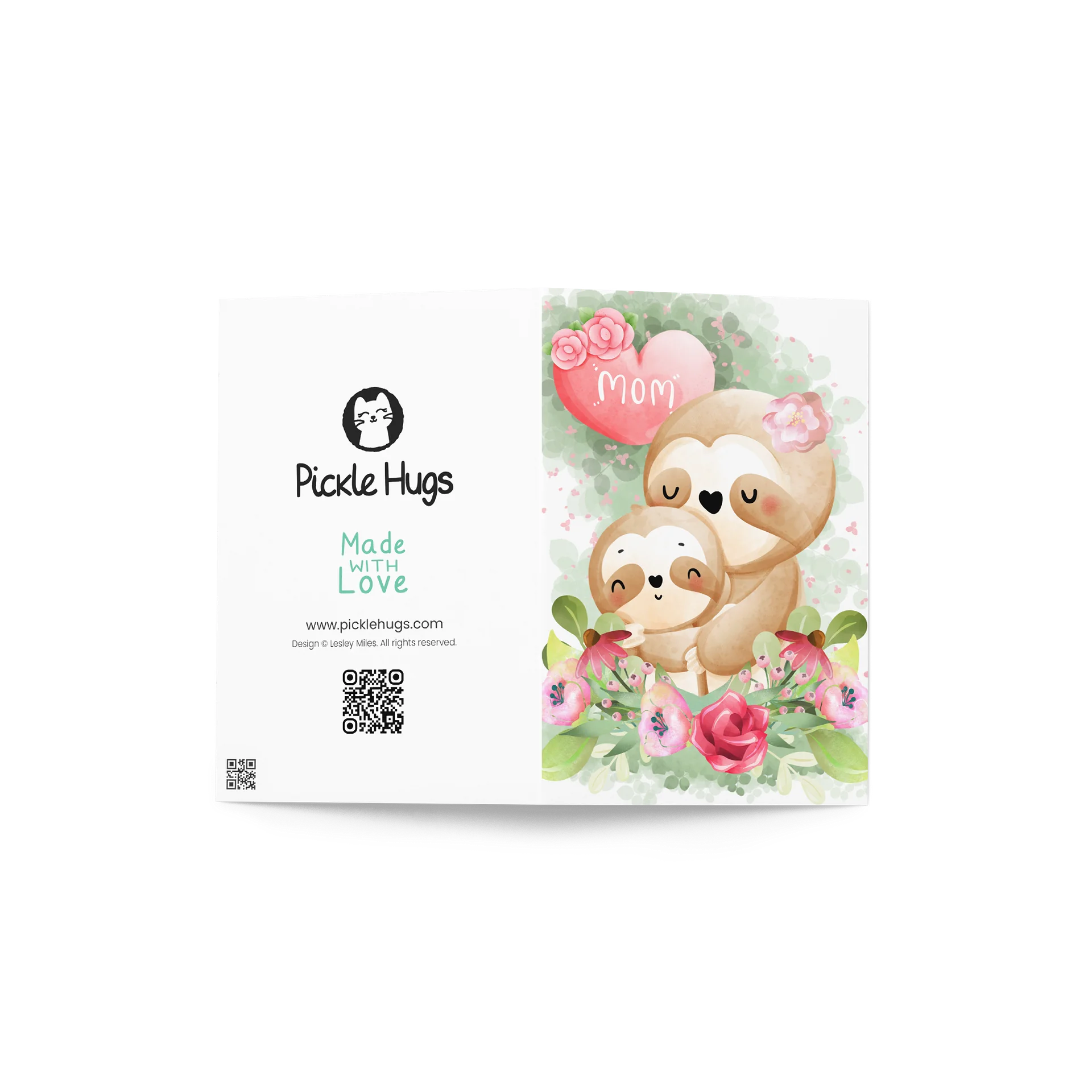 Mom Cute Sloth Card product image (3)