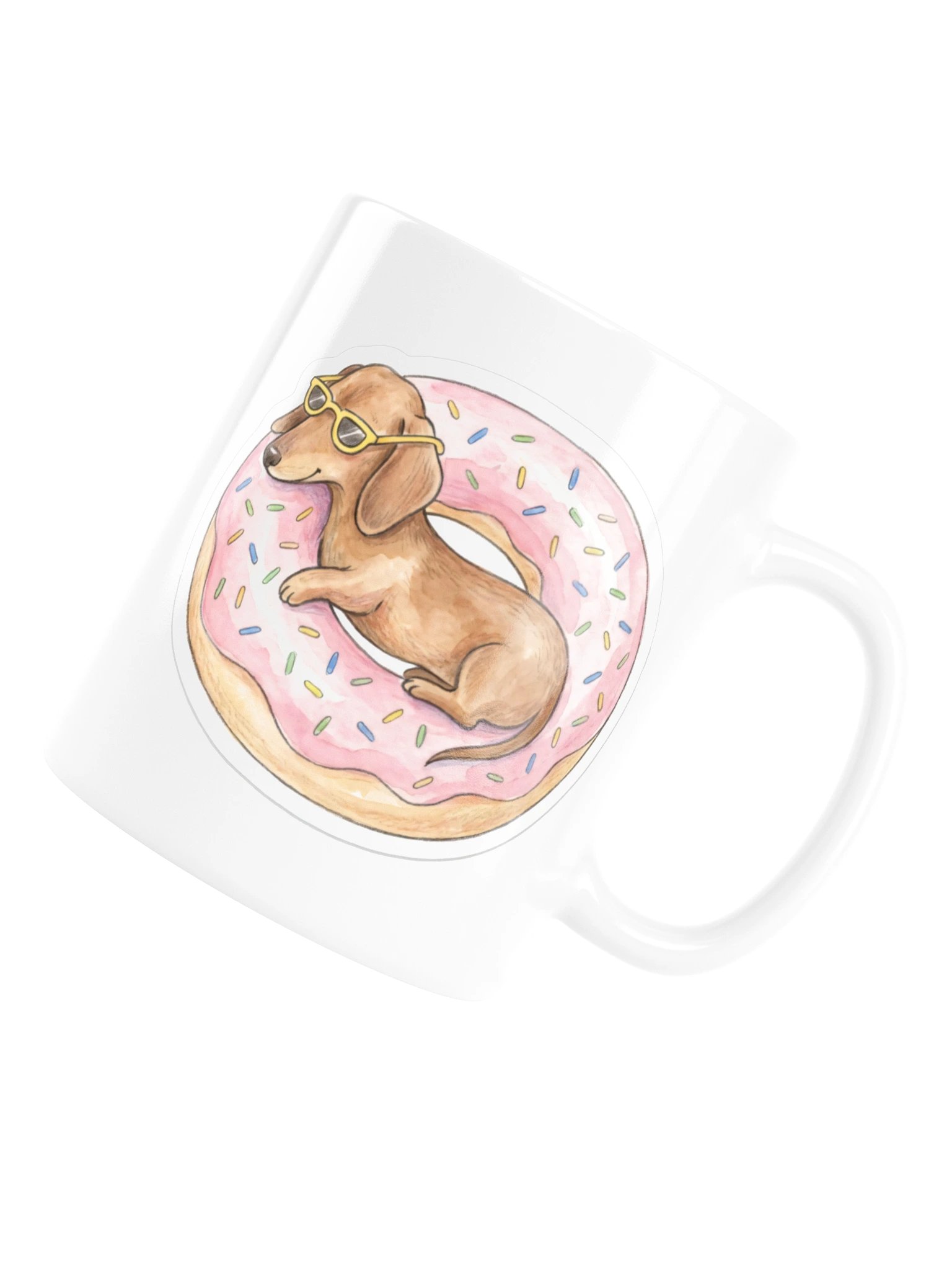 Donut Float Doxie Mug product image (6)