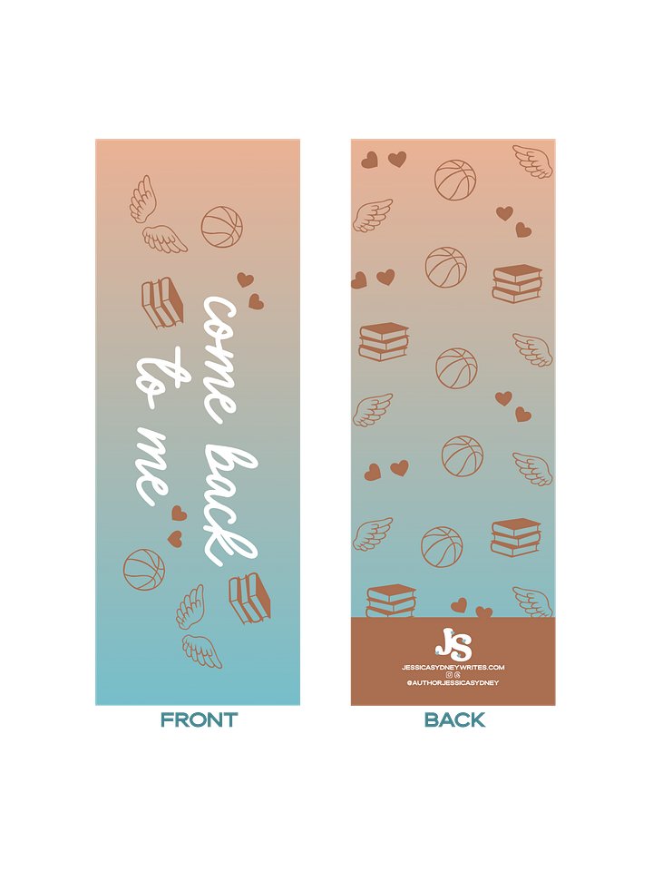 Come Back to Me Bookmark with Symbols product image (1)