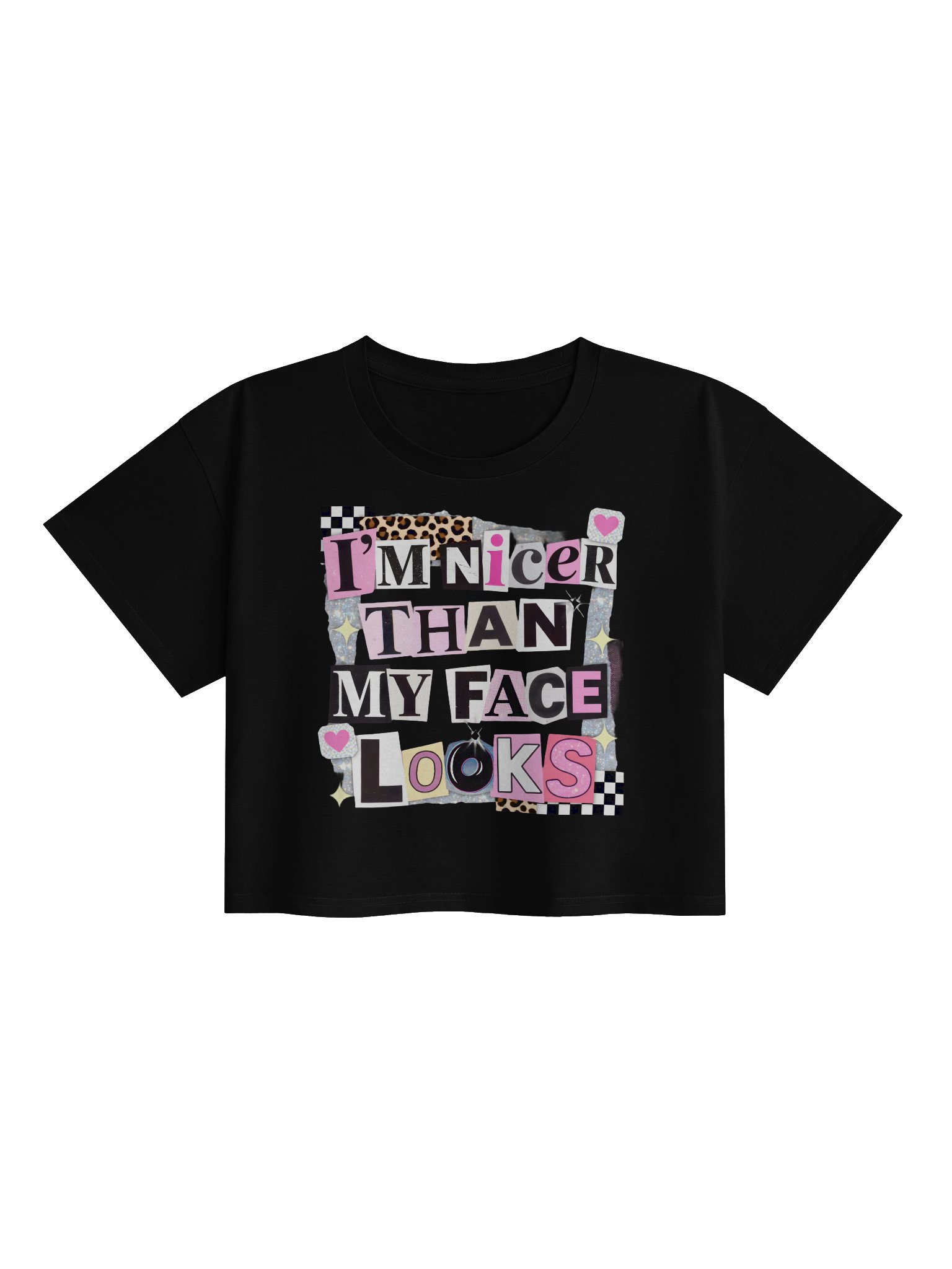 Nicer Than My Face Looks Crop Top product image (5)