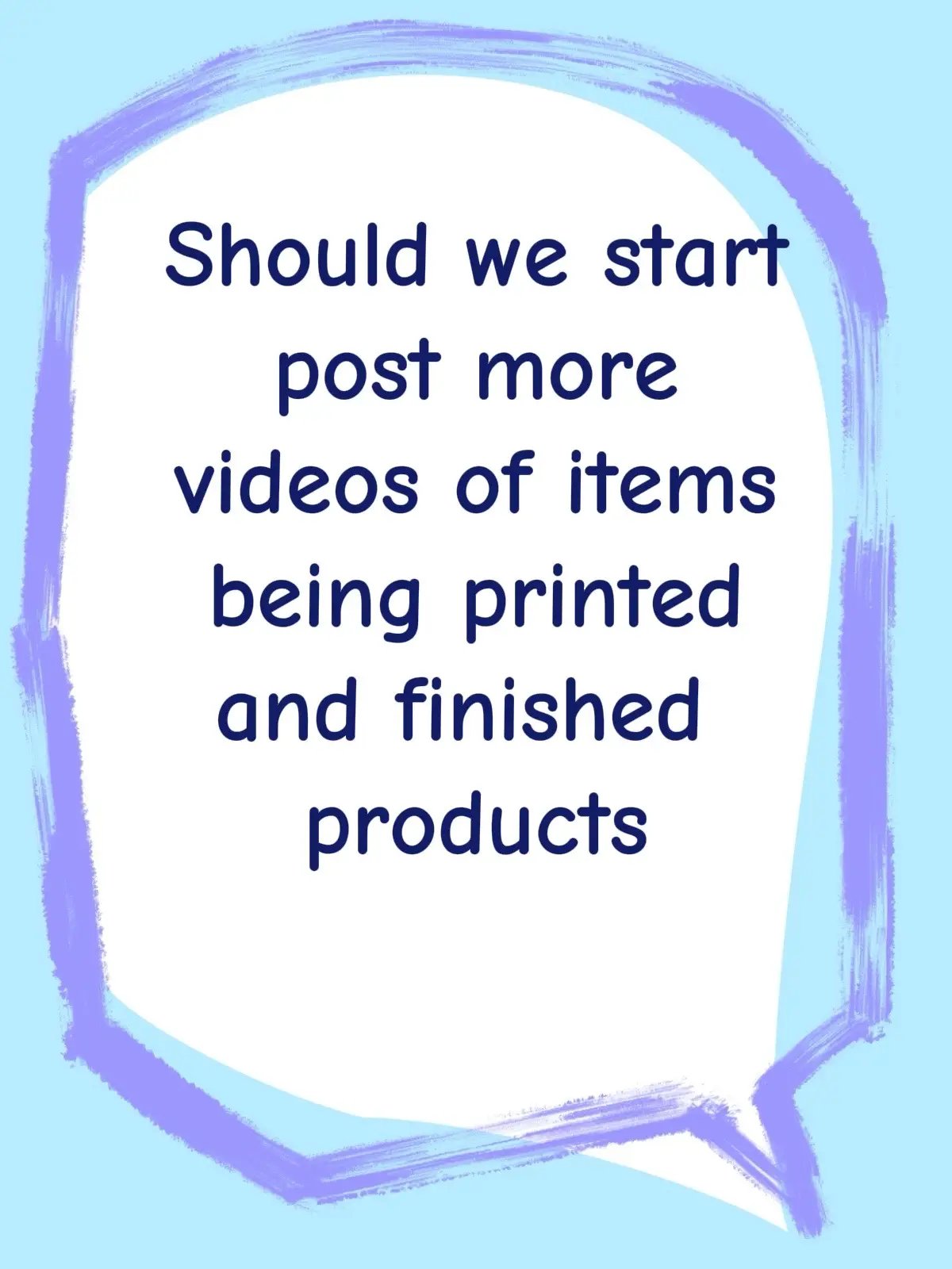 What do you guys think should we start doing more of these 