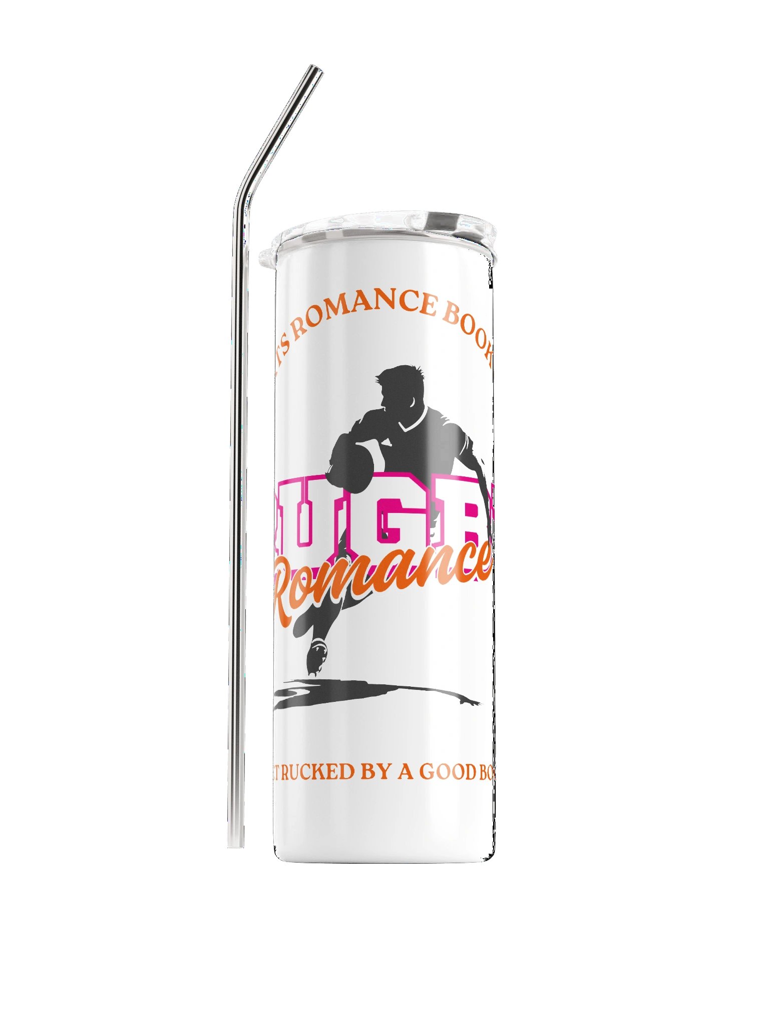 Rugby Romance Stainless Steel Tumbler (White) product image (1)