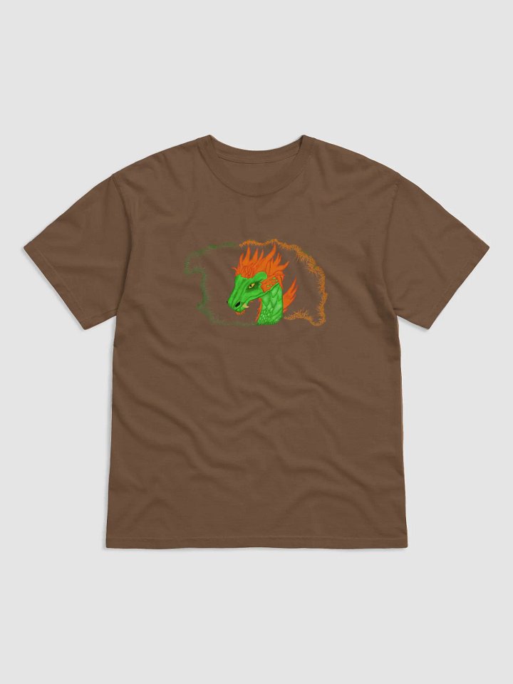 Fiery Dragon Head Illustration T-Shirt product image (1)
