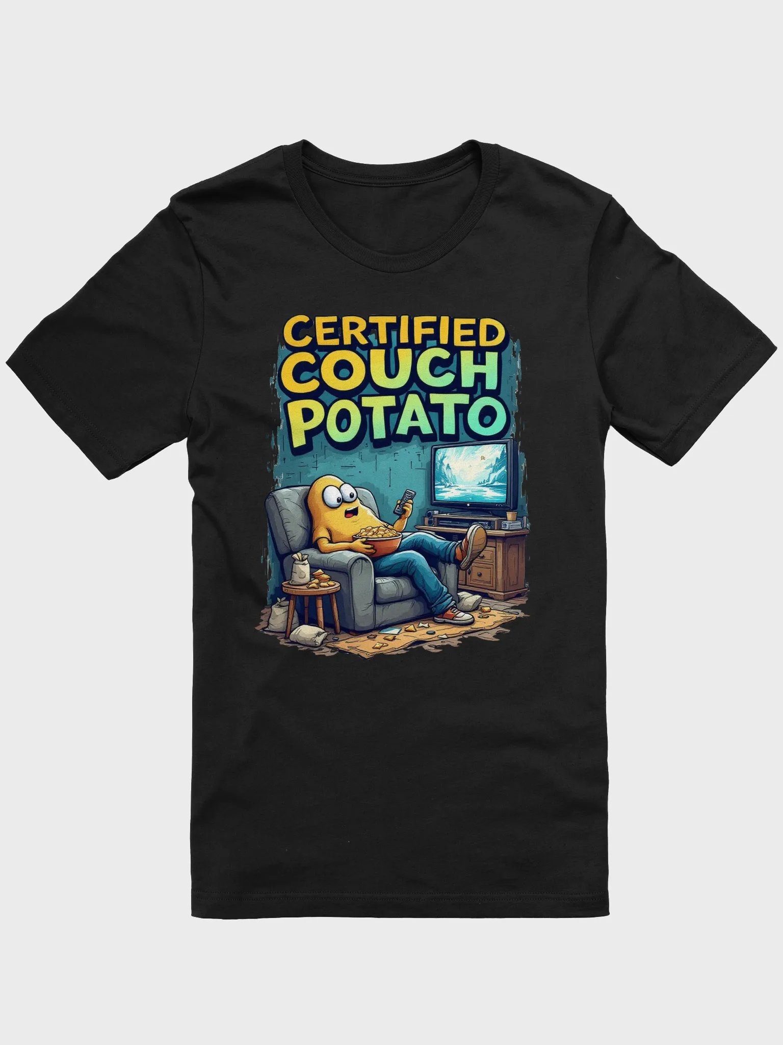 Certified Couch Potato T-Shirt product image (8)