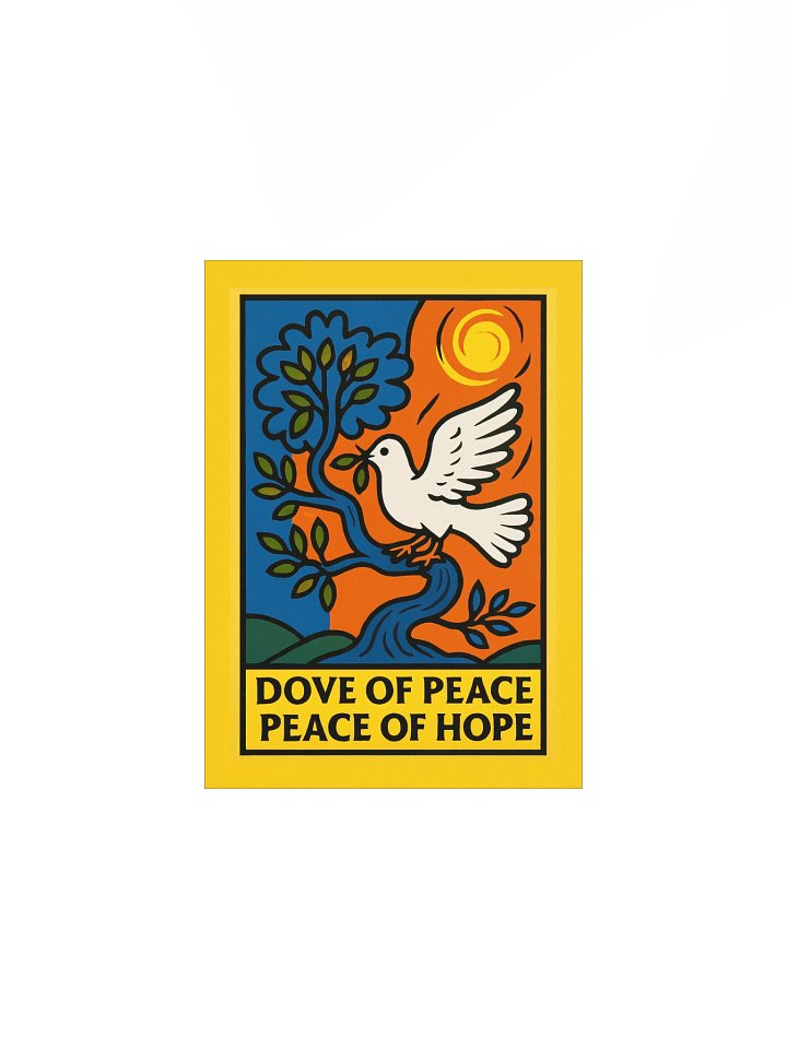 DOVE OF PEACE - PEACE OF HOPE - Poster - by M-Art & Design product image (1)
