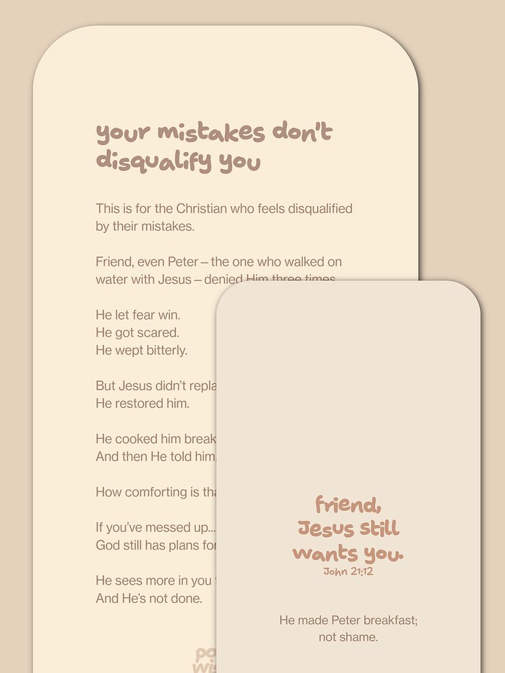 Your Mistakes Don’t Disqualify You: Devotional + Bonus Wallpaper product image (1)