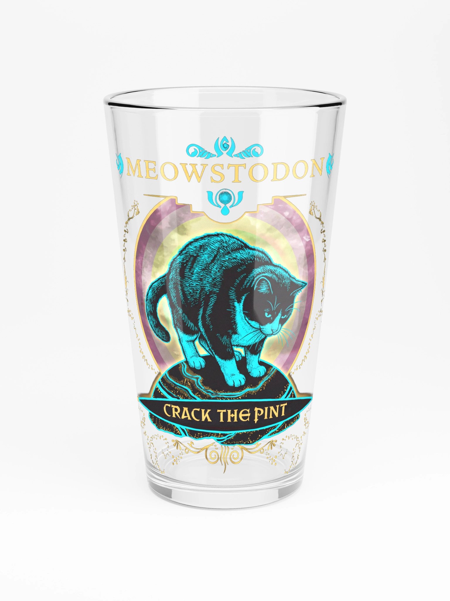 Burzik Meowstodon Crack The Pint Glass product image (3)