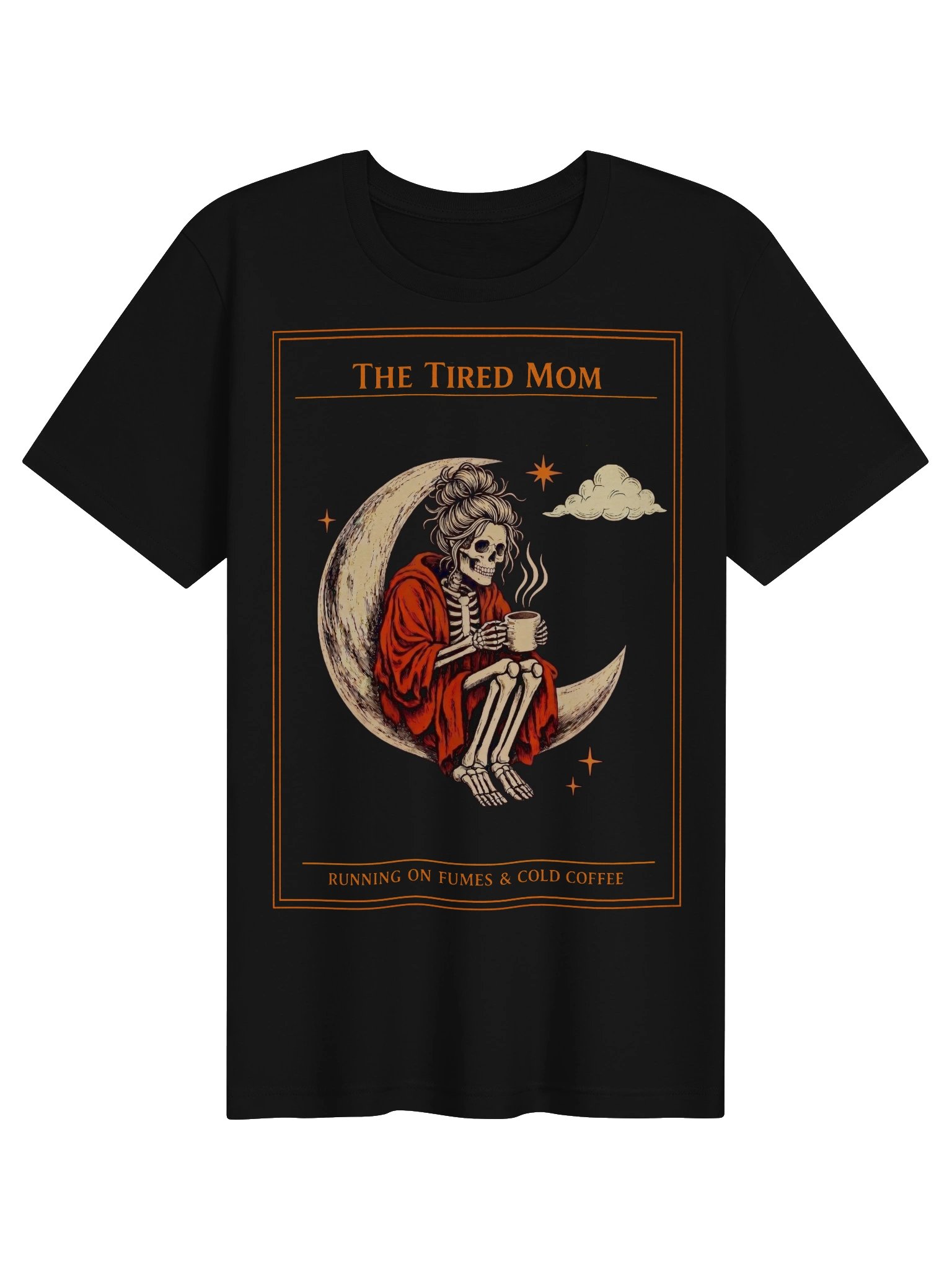 Tired Mom Tarot Card Graphic Tee product image (1)