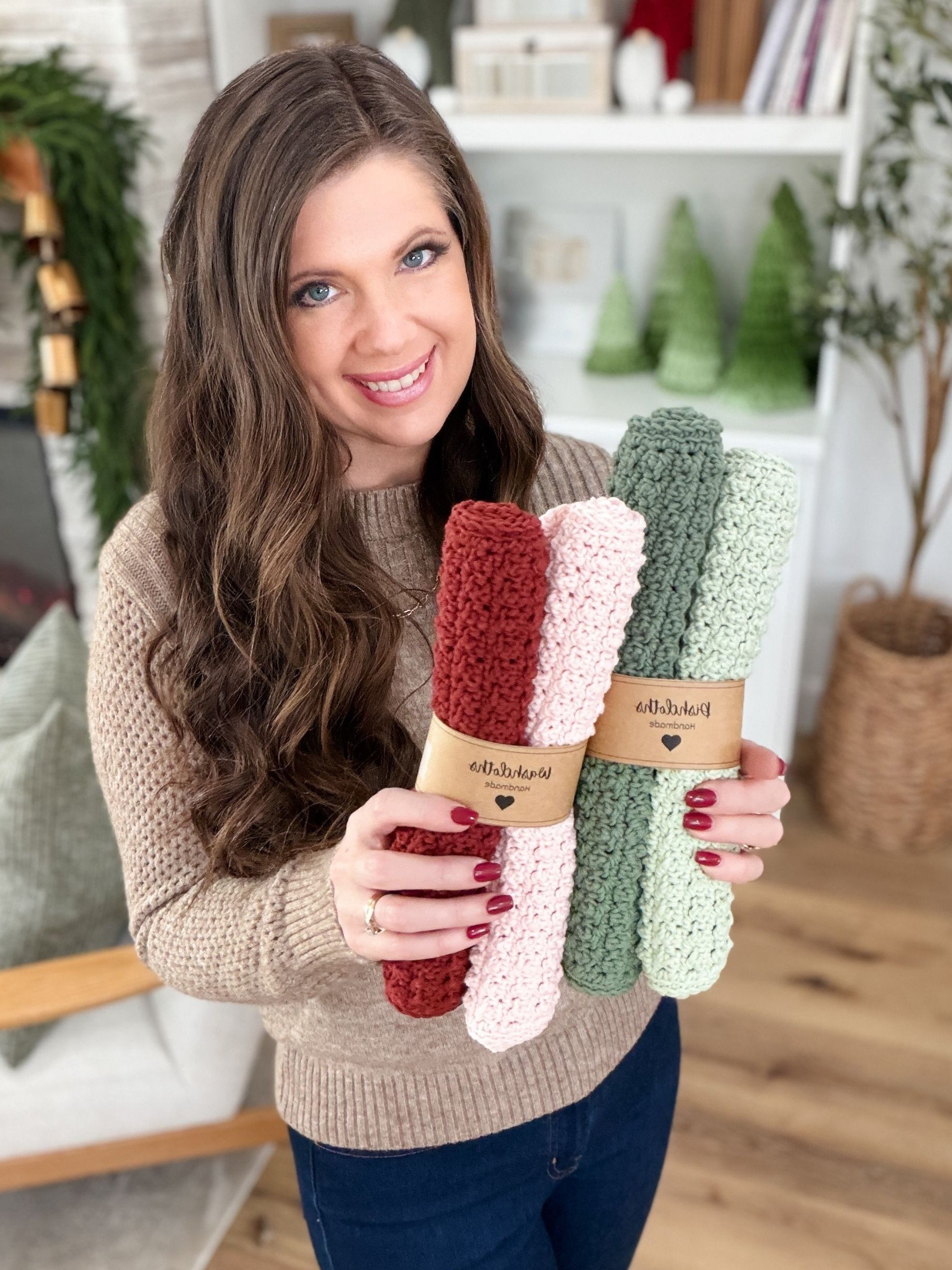Winterberry Dishcloth Crochet Pattern product image (6)
