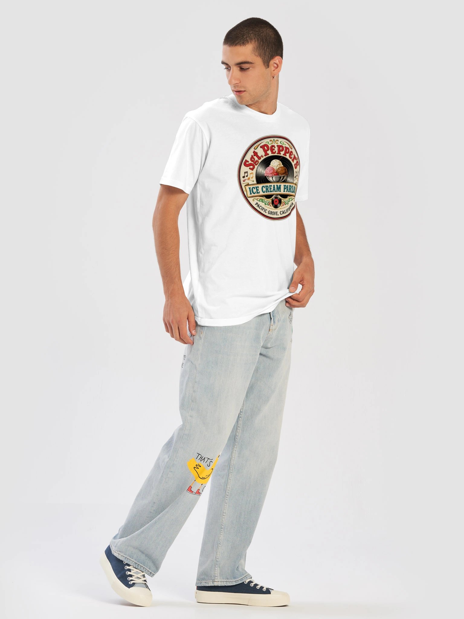 Sgt. Pepper's Ice Cream Parlor Classic T-Shirt product image (16)