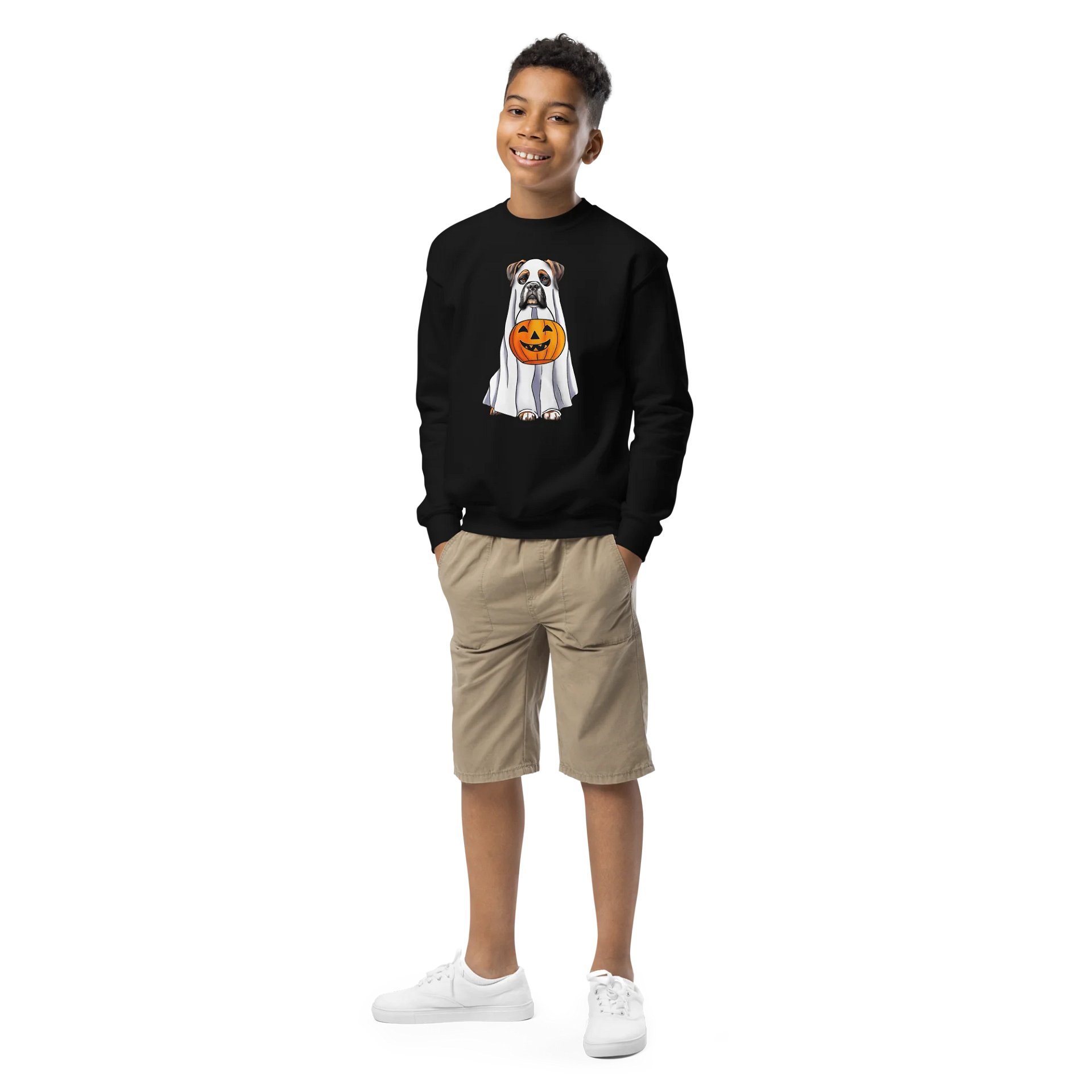 Halloween Boxer Youth Sweatshirt product image (2)