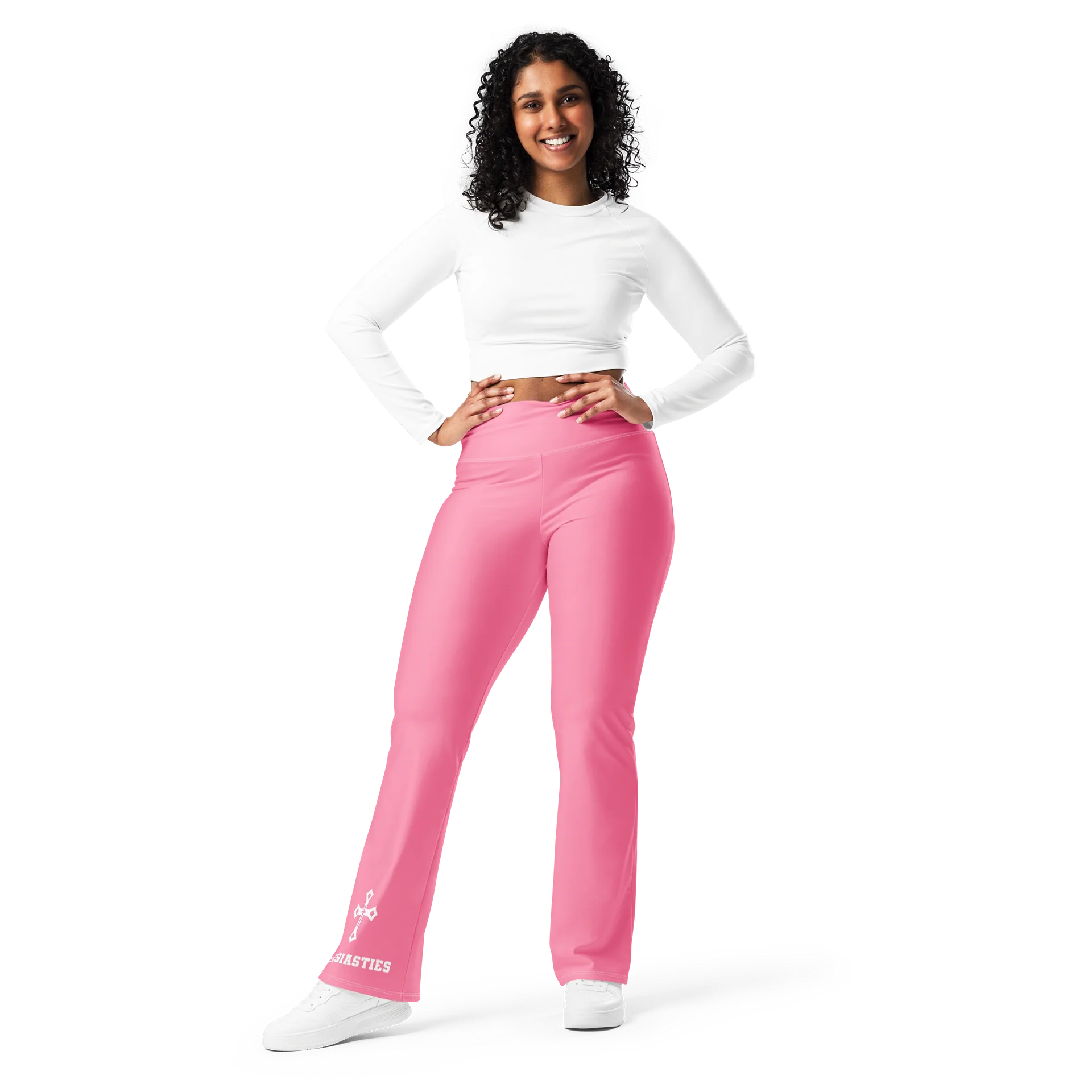 LIFE GOES ON Flare Set Leggings (pink) product image (10)