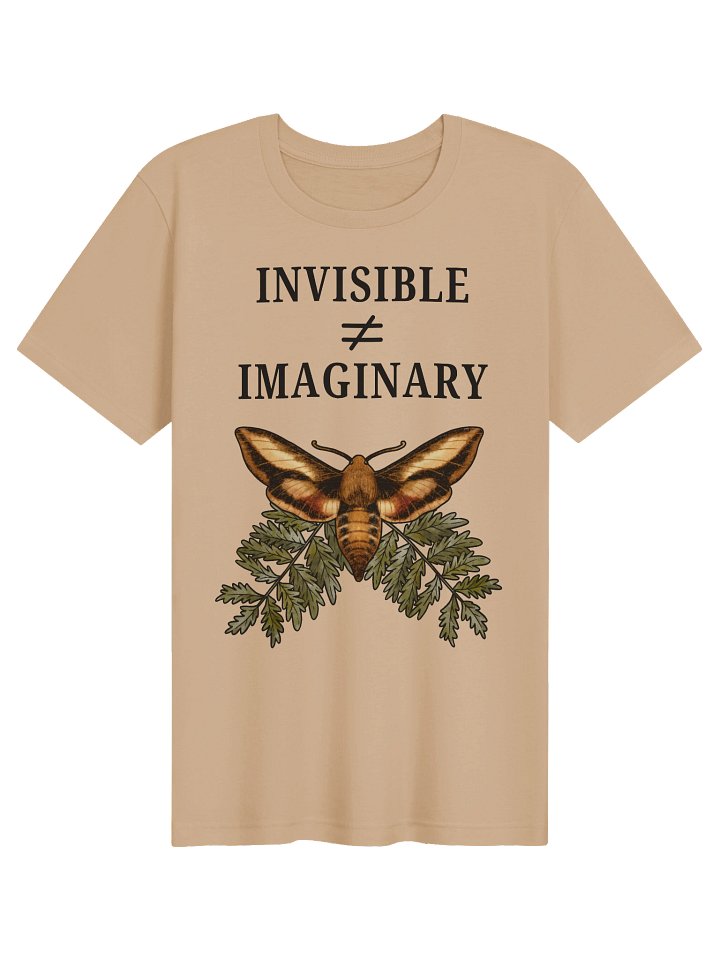 Invisible Illness Shirt | Invisible Not Imaginary Moth Tee product image (1)