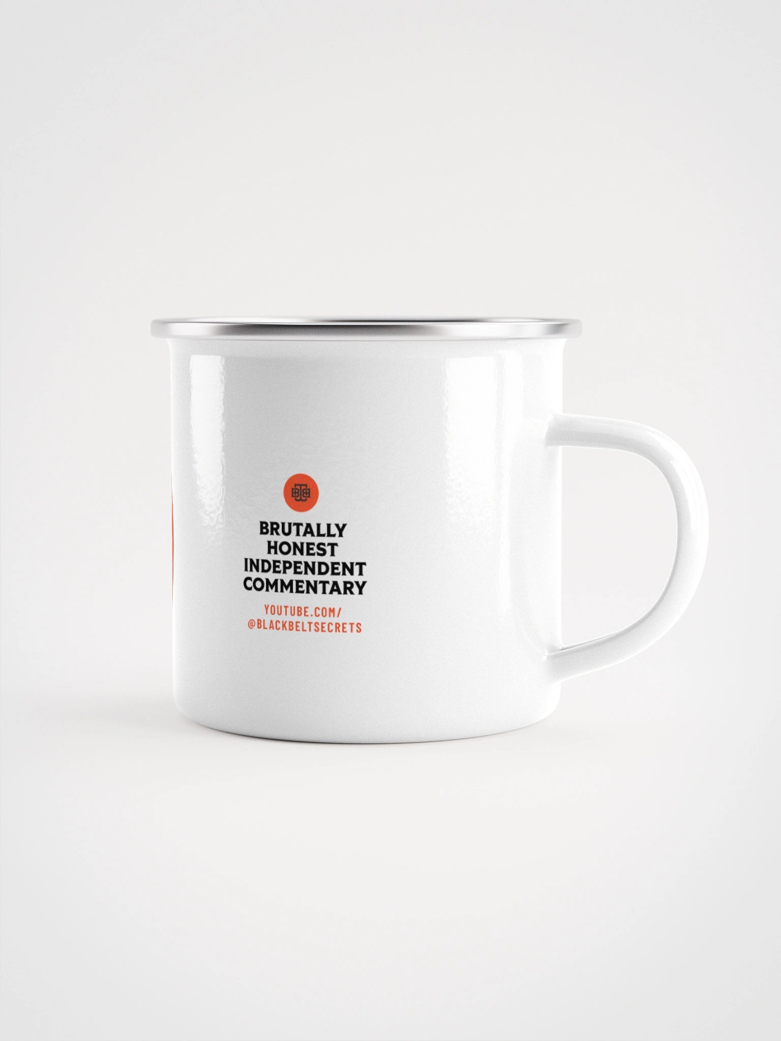 BBS White Enamel 12oz Mug product image (1)