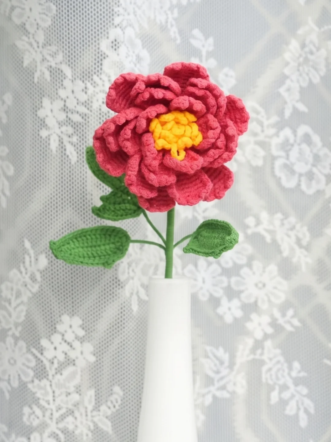 Crochet Peony Pattern PDF + Video Tutorial | DIY Flower product image (4)