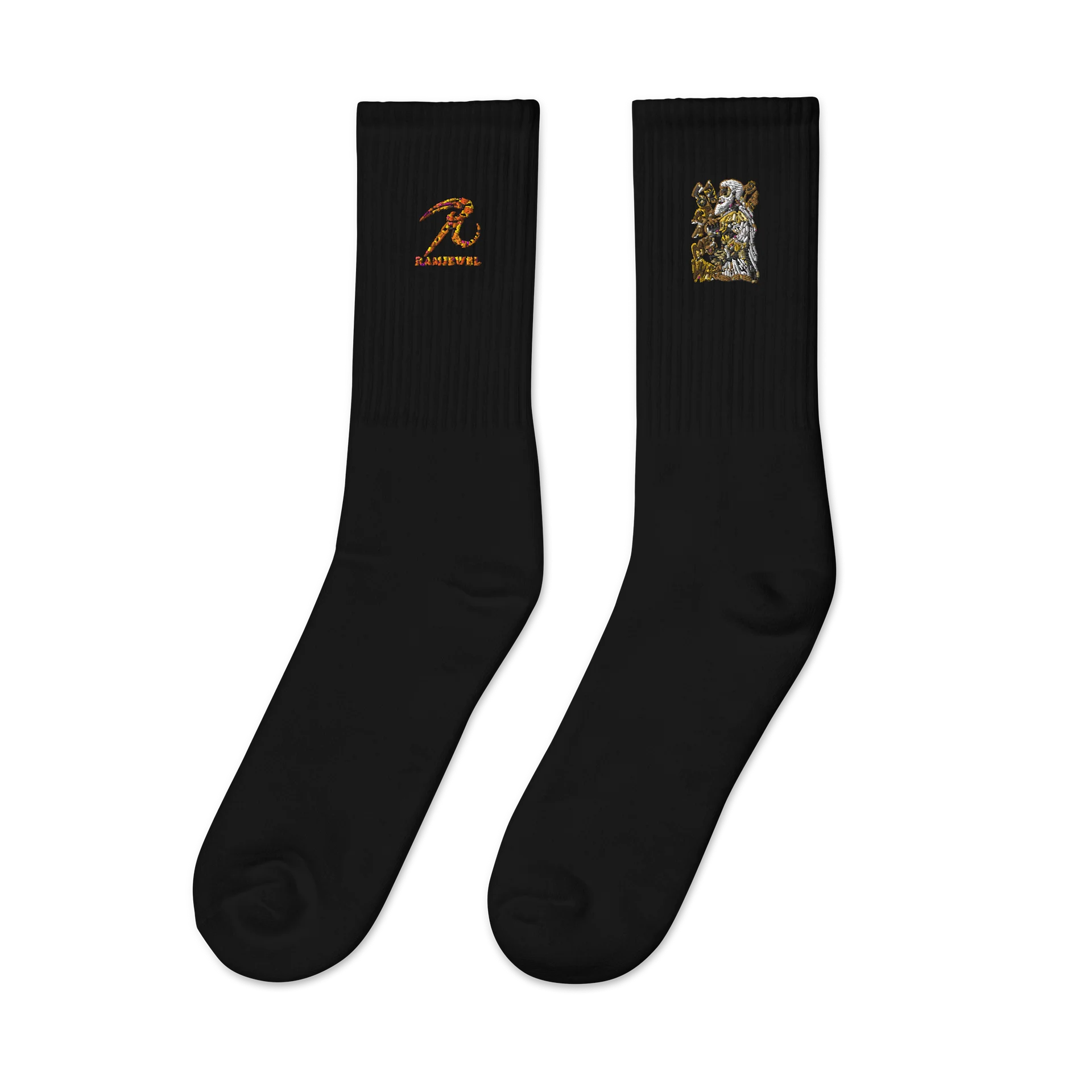 The Lord, A Man of War Embroidered Crew Socks product image (1)