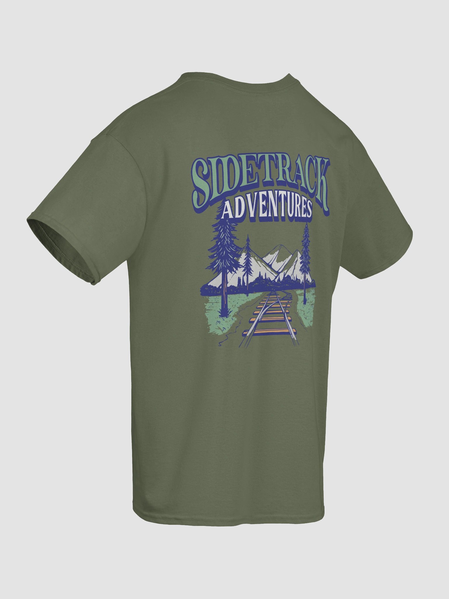 Back For 1 Month: Sidetrack Adventures Retro Logo Shirt with Design on Back product image (10)