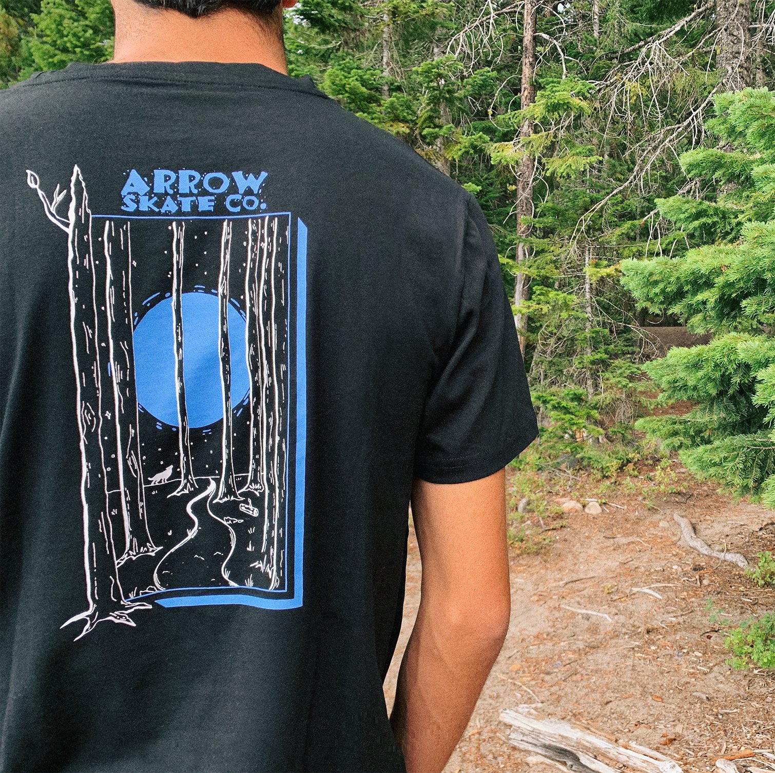 blue woods t-shirt product image (1)