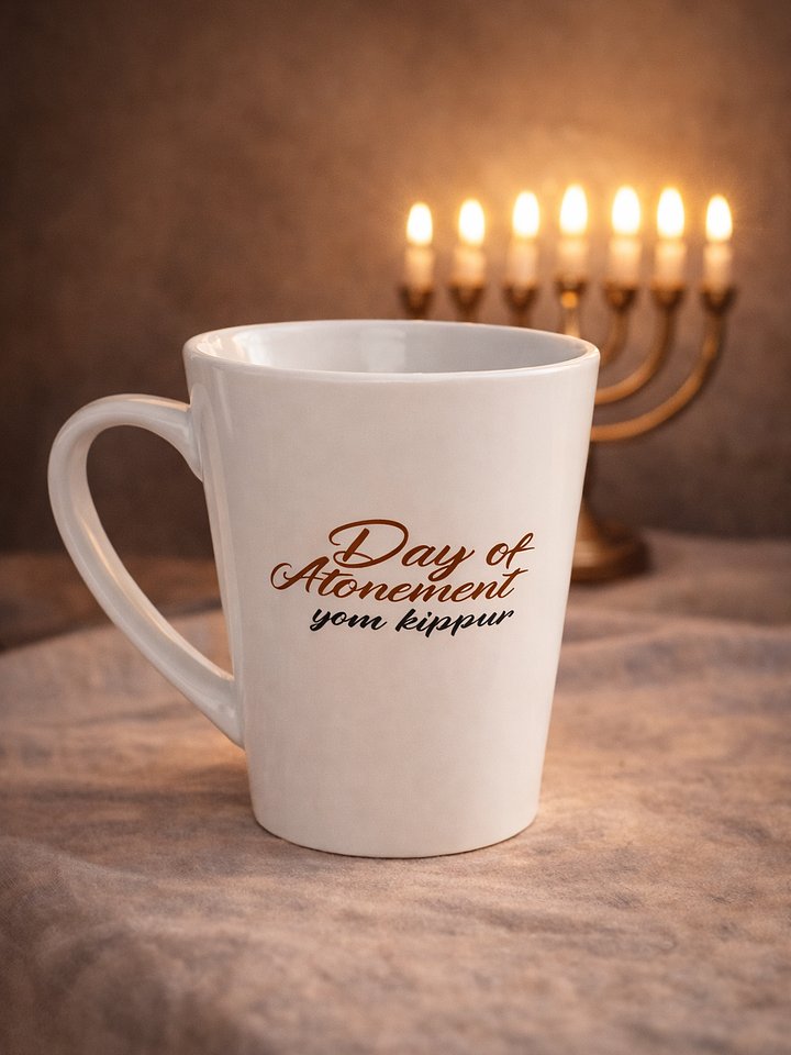Day of Atonement | Yom Kippur — Feast Days Latte Mug product image (1)