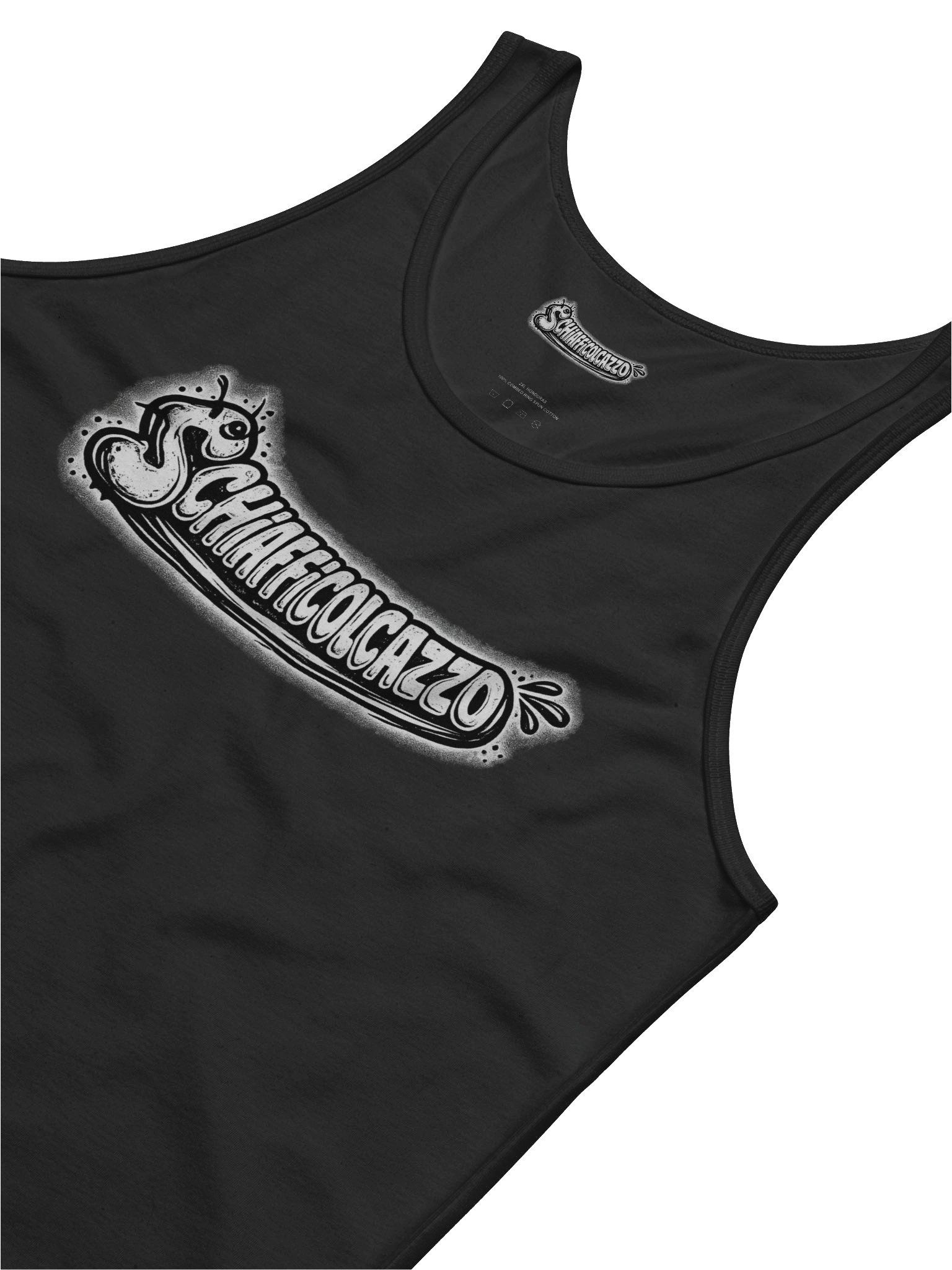 schiafficolcazzo tanktop black product image (3)