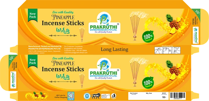Quality Agarbatti (Pineapple Flaour) Pack of 2 product image (2)
