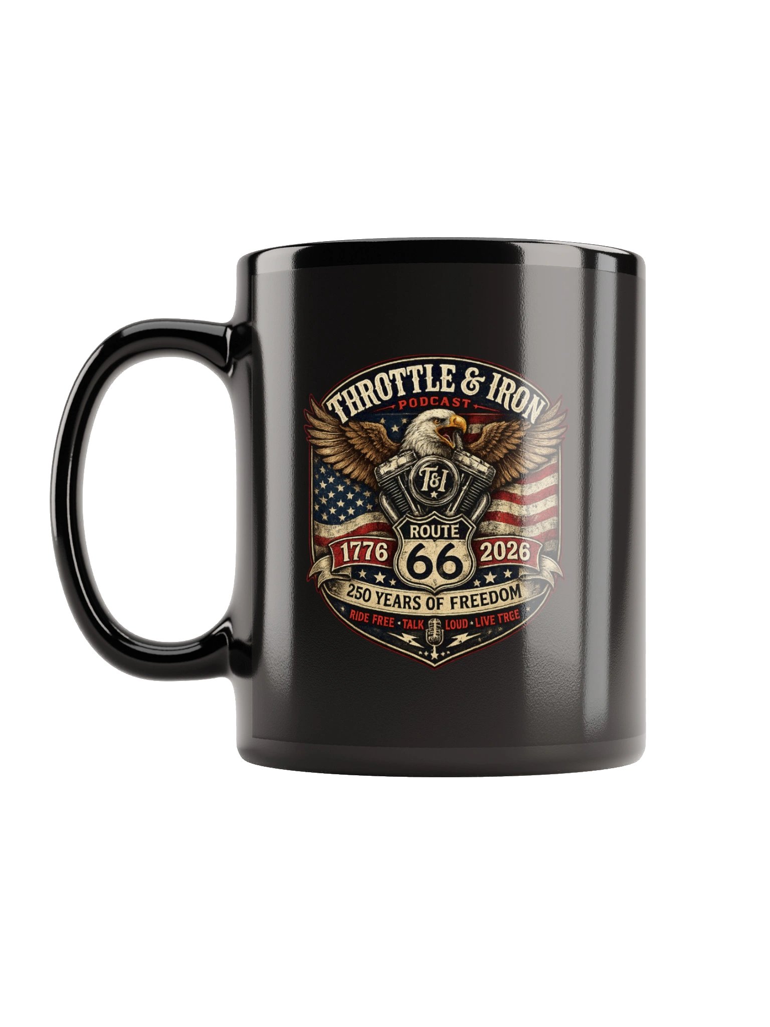 Throttle & Iron Freedom Tour 2026 Mug | 11oz & 15oz product image (1)