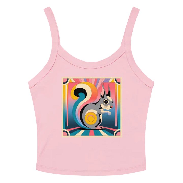 Colorful Squirrel Illustration Women's Tank Top product image (2)