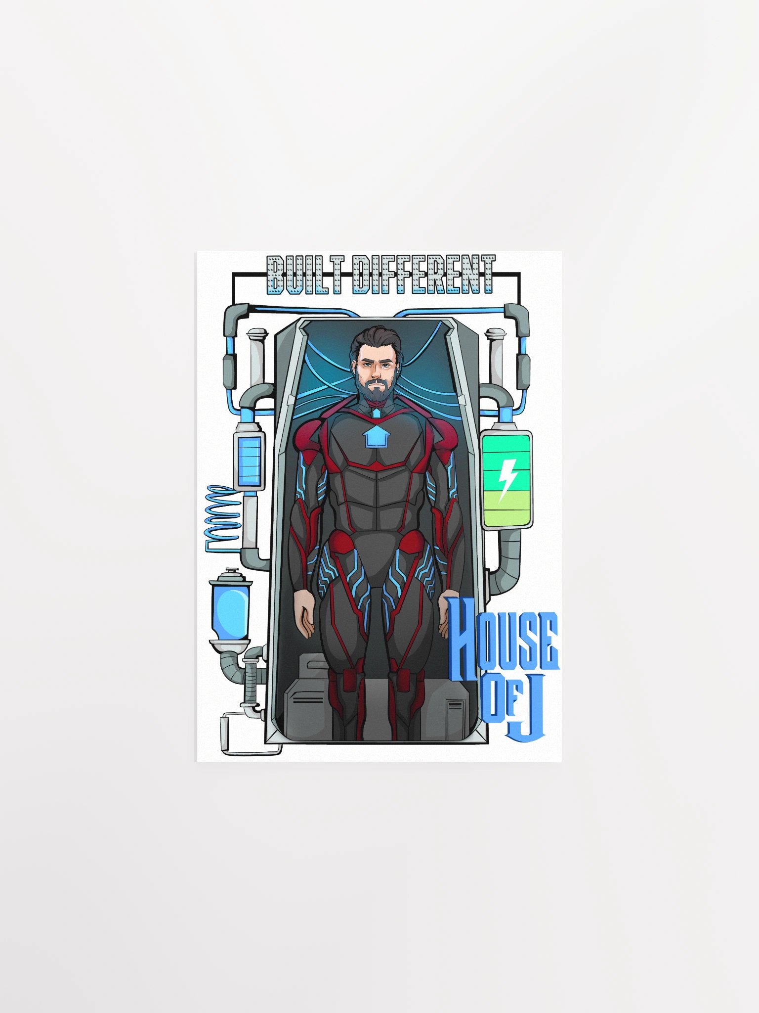 House of J "Recharge" Matte Poster (Light) product image (1)