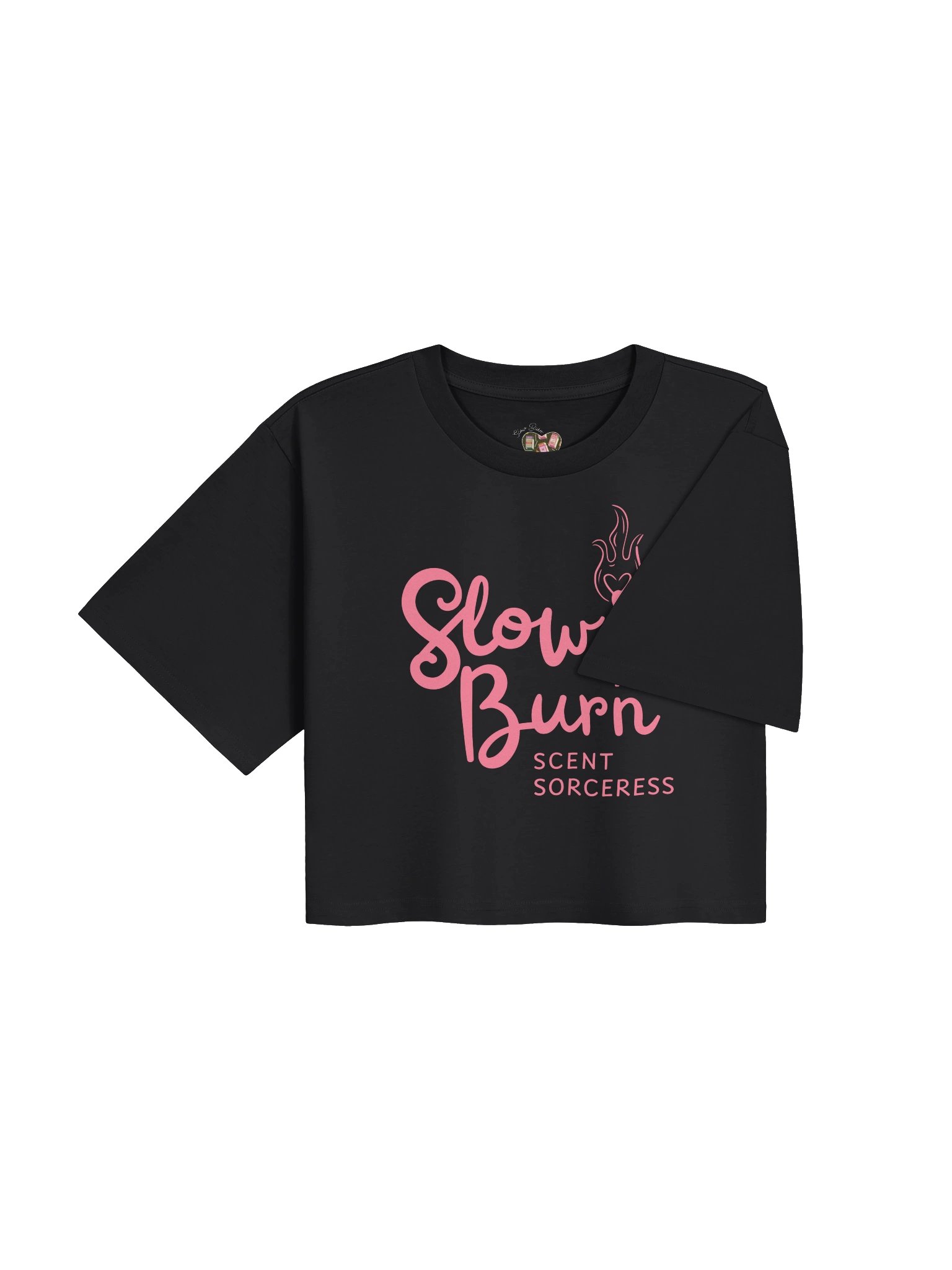 Slow Burn Sorceress | Pink Logo - Relaxed Crop product image (4)