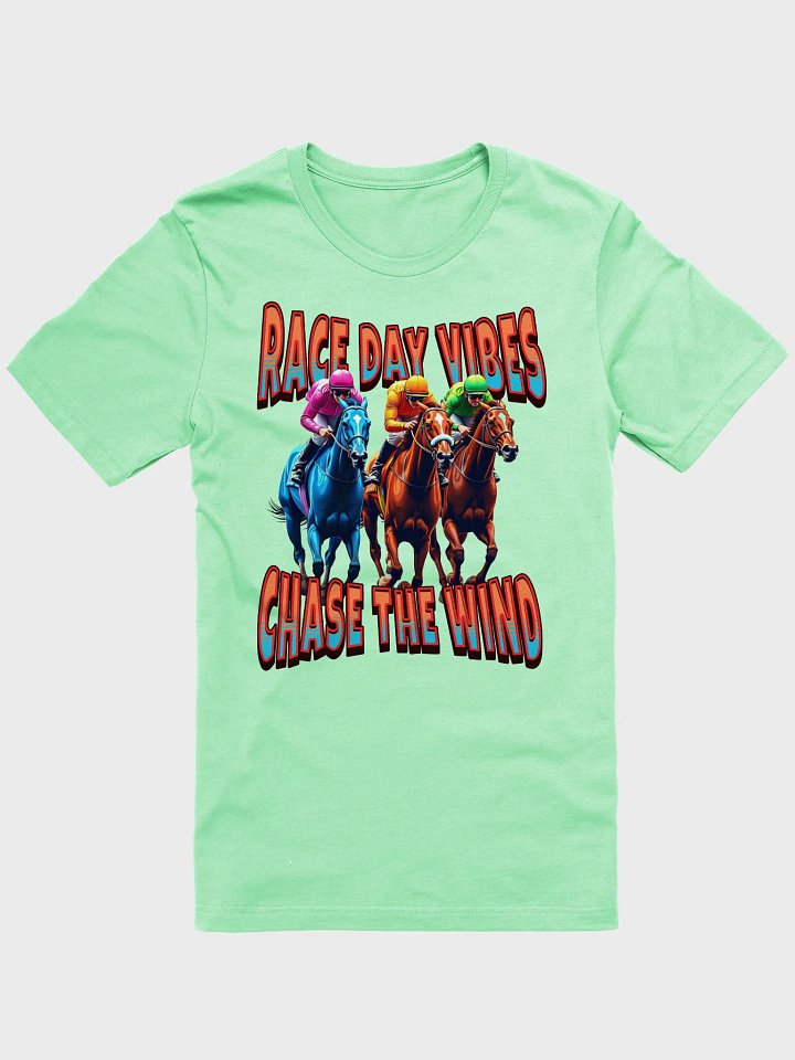 Race Day Vibes Chase the Wind Horse Racing Jockey T-Shirt product image (1)