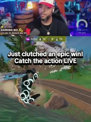 Just clutched an epic win!Catch the action LIVE