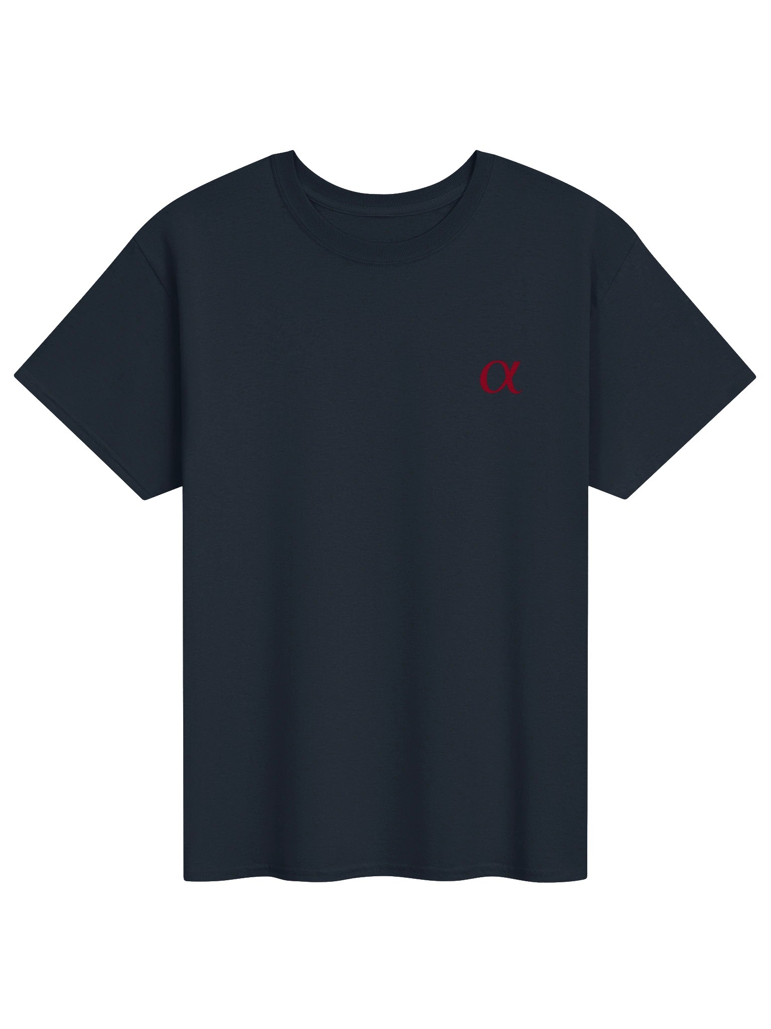 Navy / Oxblood Unisex Heavyweight T-Shirt product image (1)