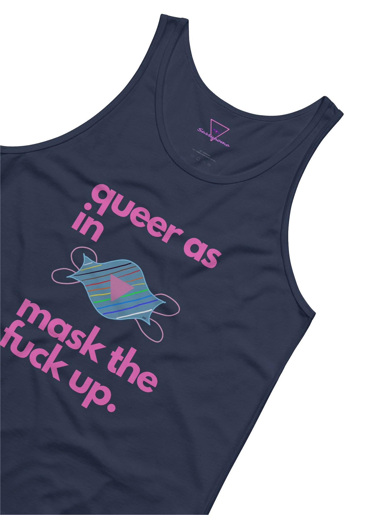 Queer As In Mask TF Up tank product image (21)