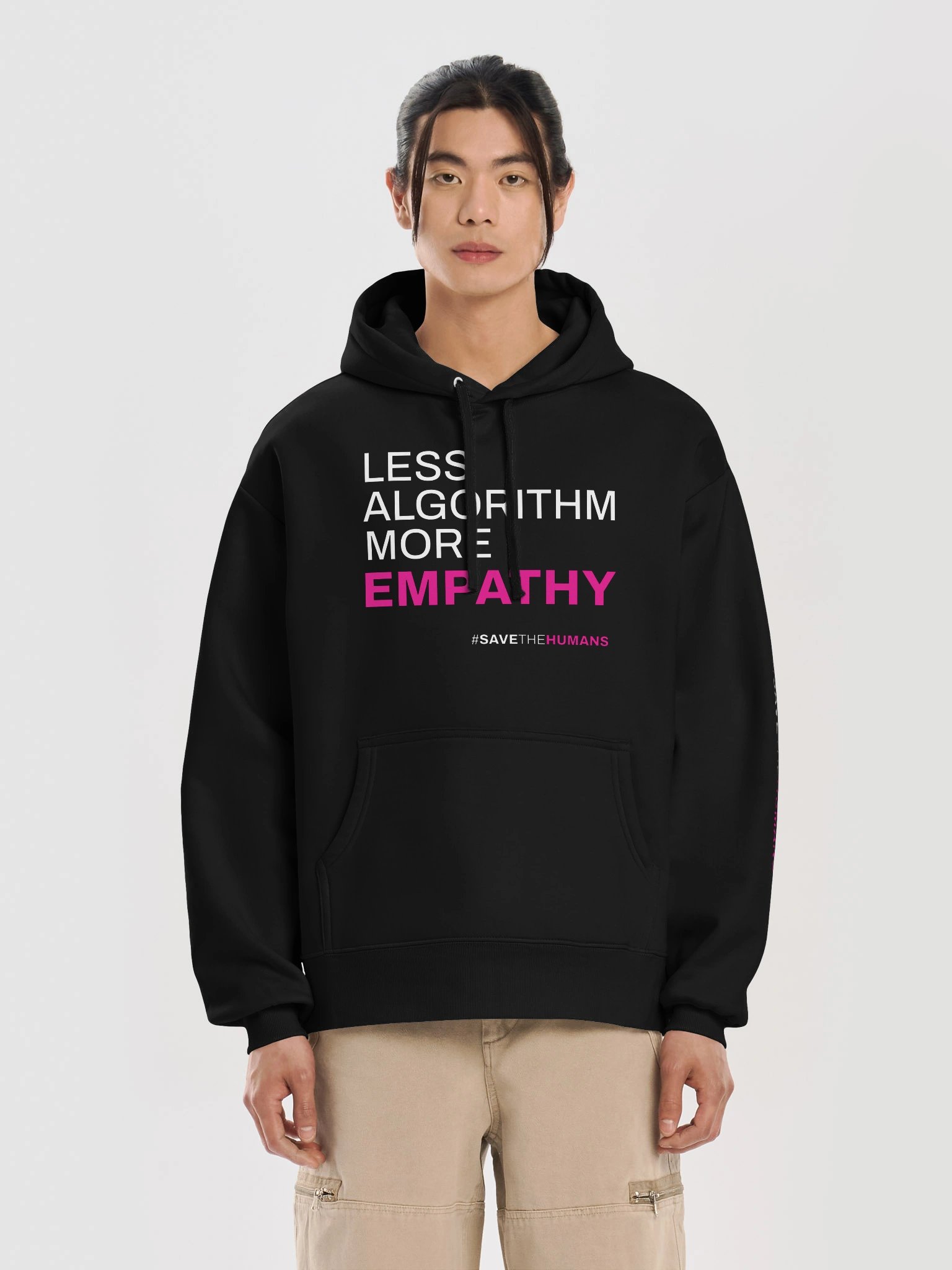 Mens Pullover Hoodie - Less Algorithm product image (2)