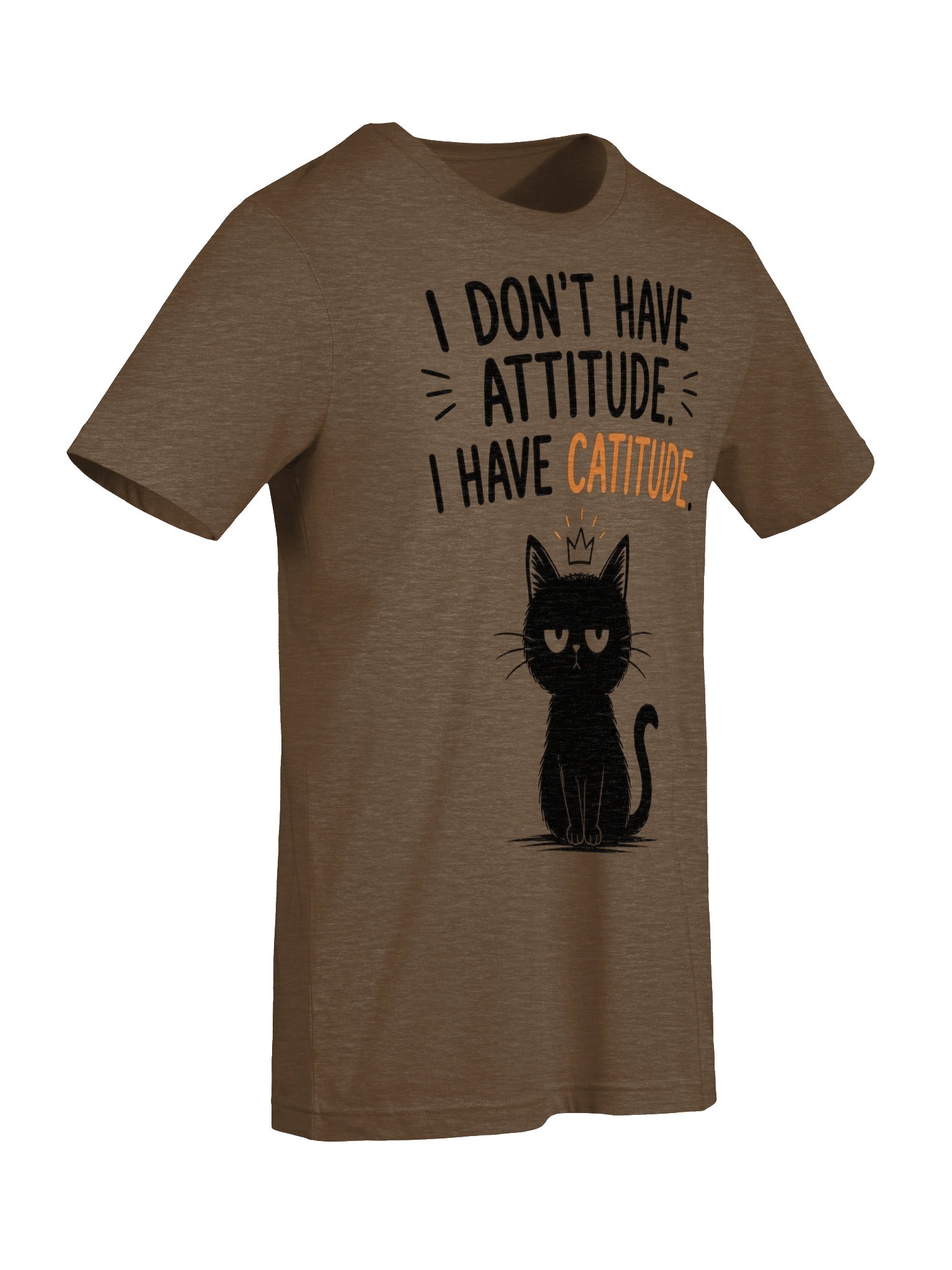 Catitude Crown Cat Graphic Tee product image (71)