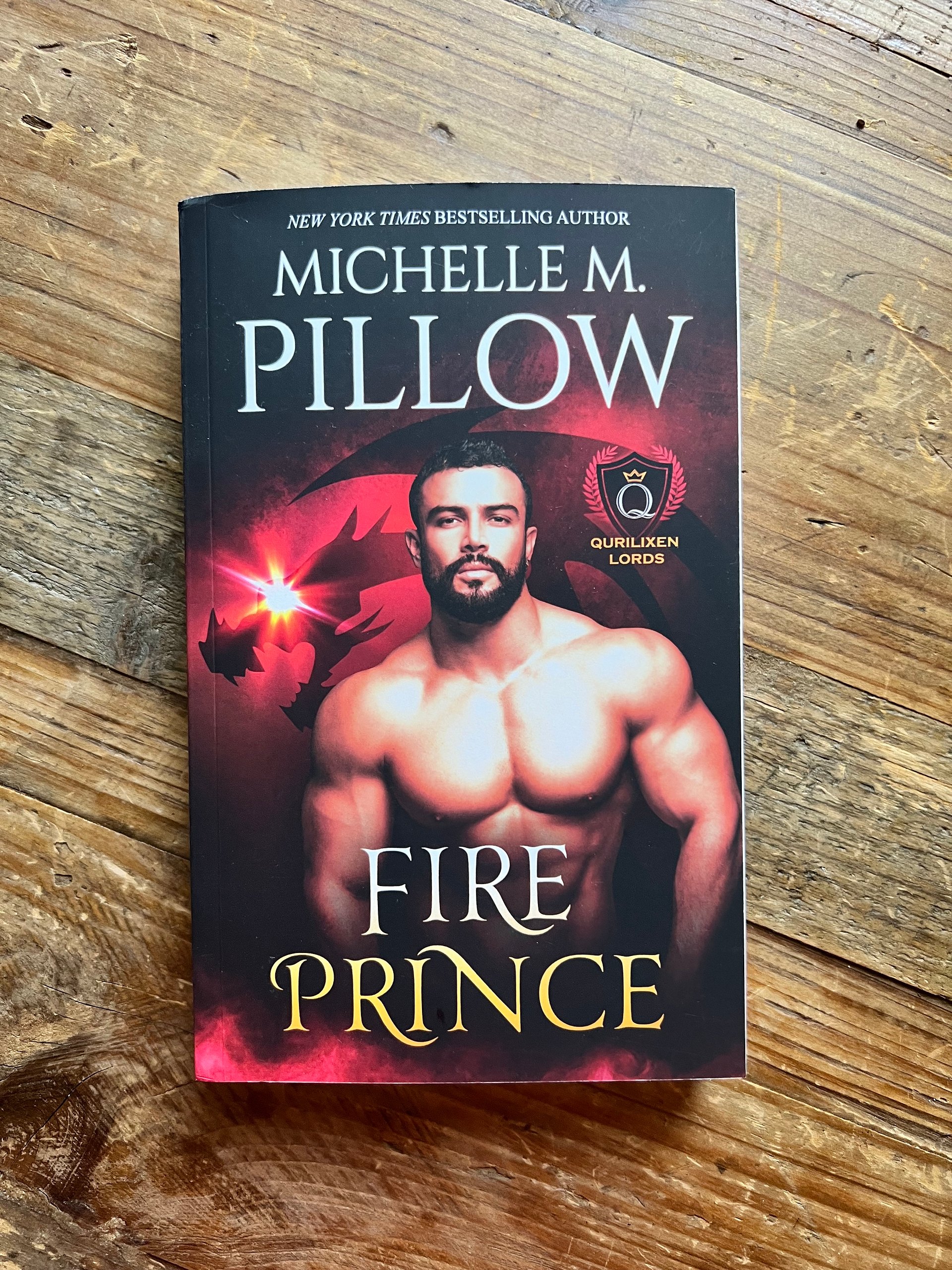 SIGNED: Fire Prince (Qurilixen Lords #4) Paperback product image (2)