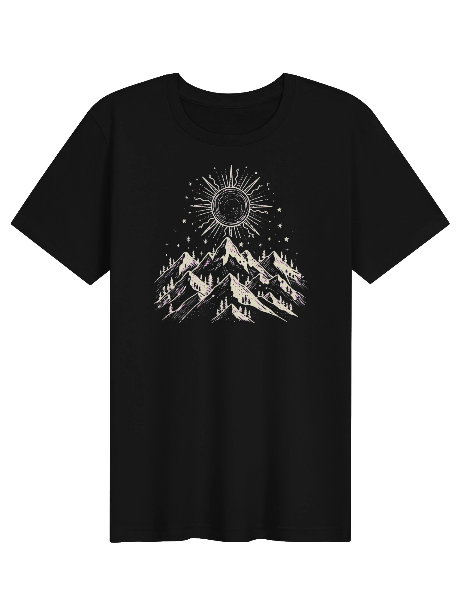 Celestial Mountain Line Art Tee product image (3)